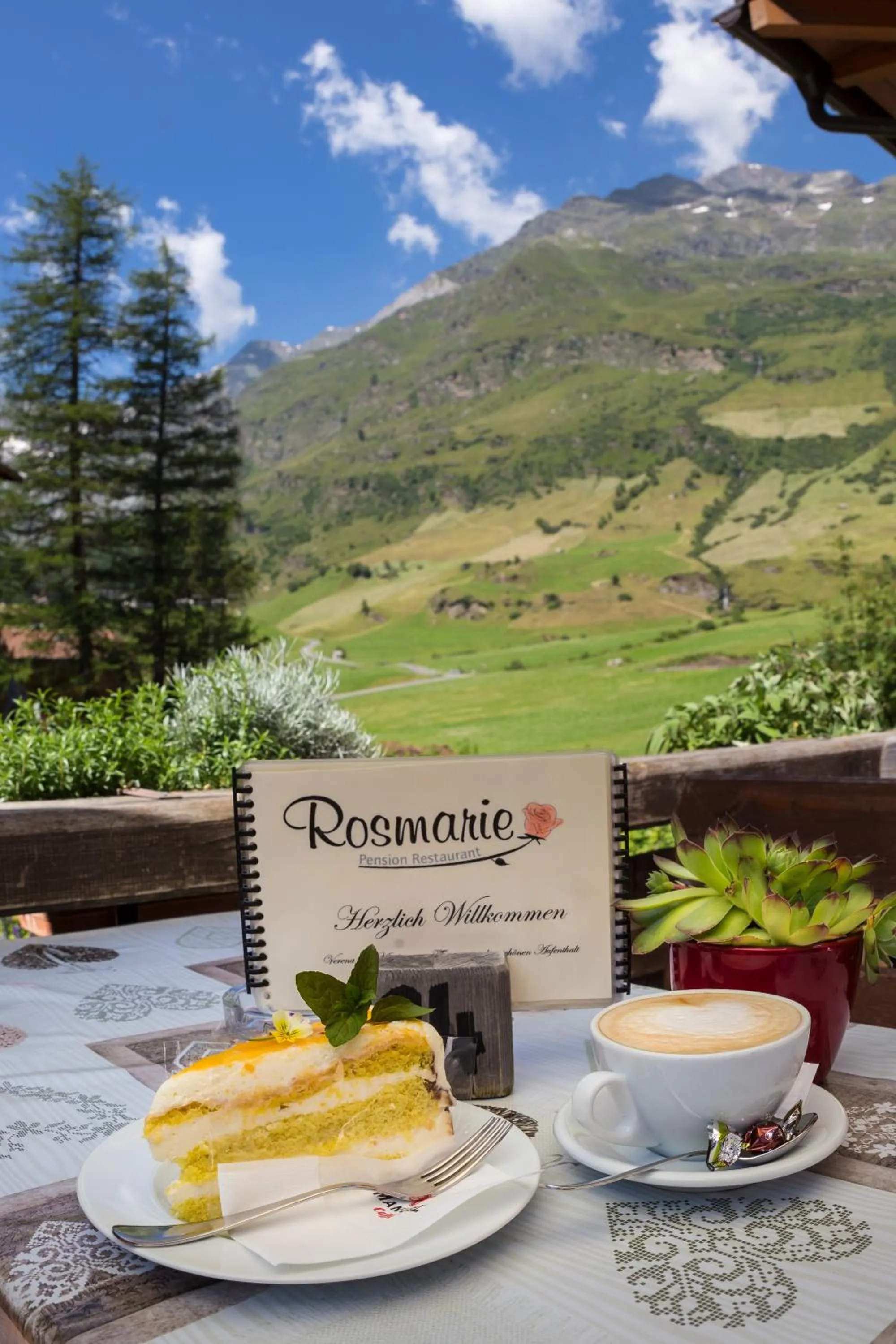 Balcony/Terrace in Hotel Restaurant Rosmarie