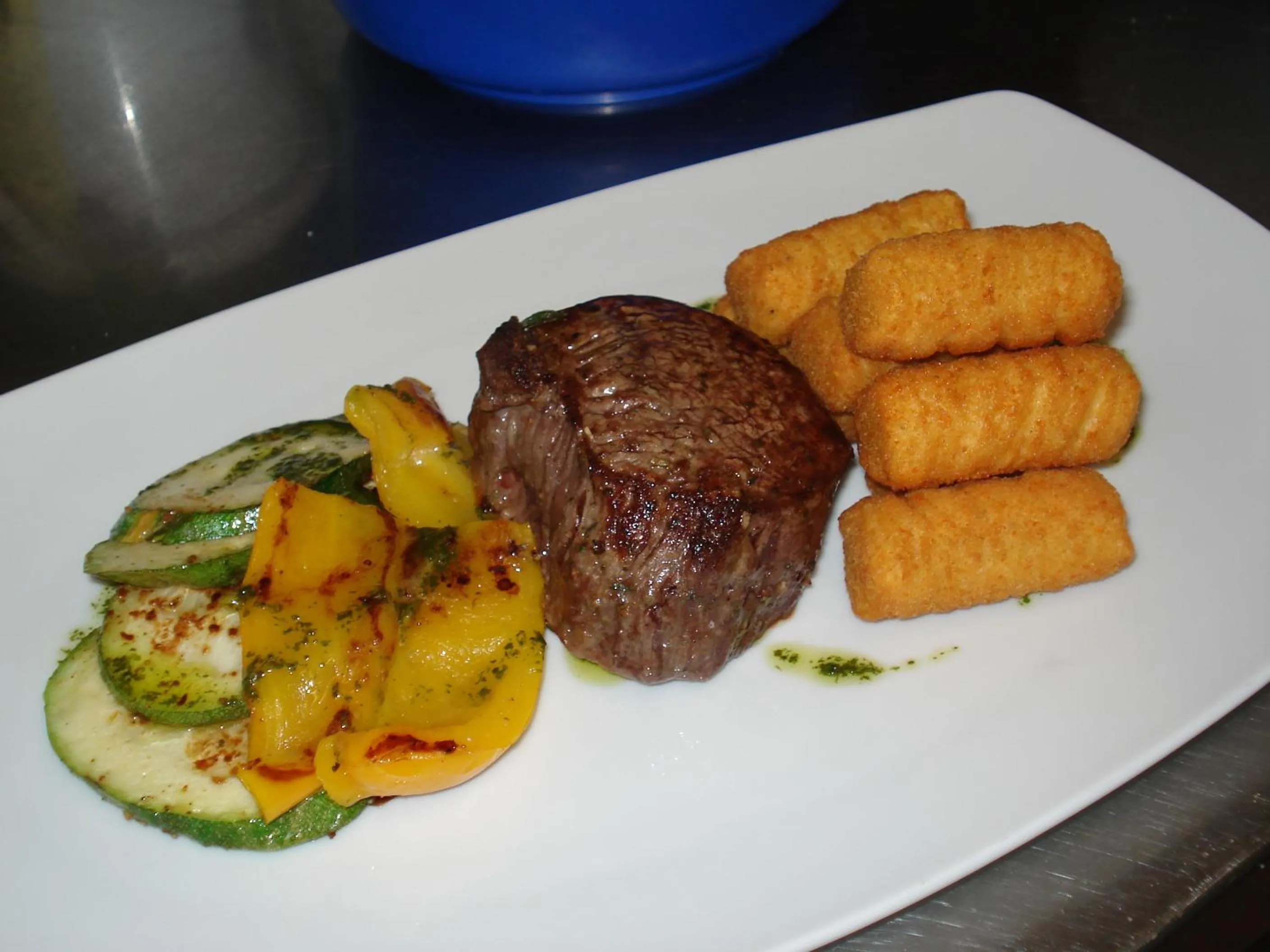 Food close-up in Hotel Restaurant Rosmarie