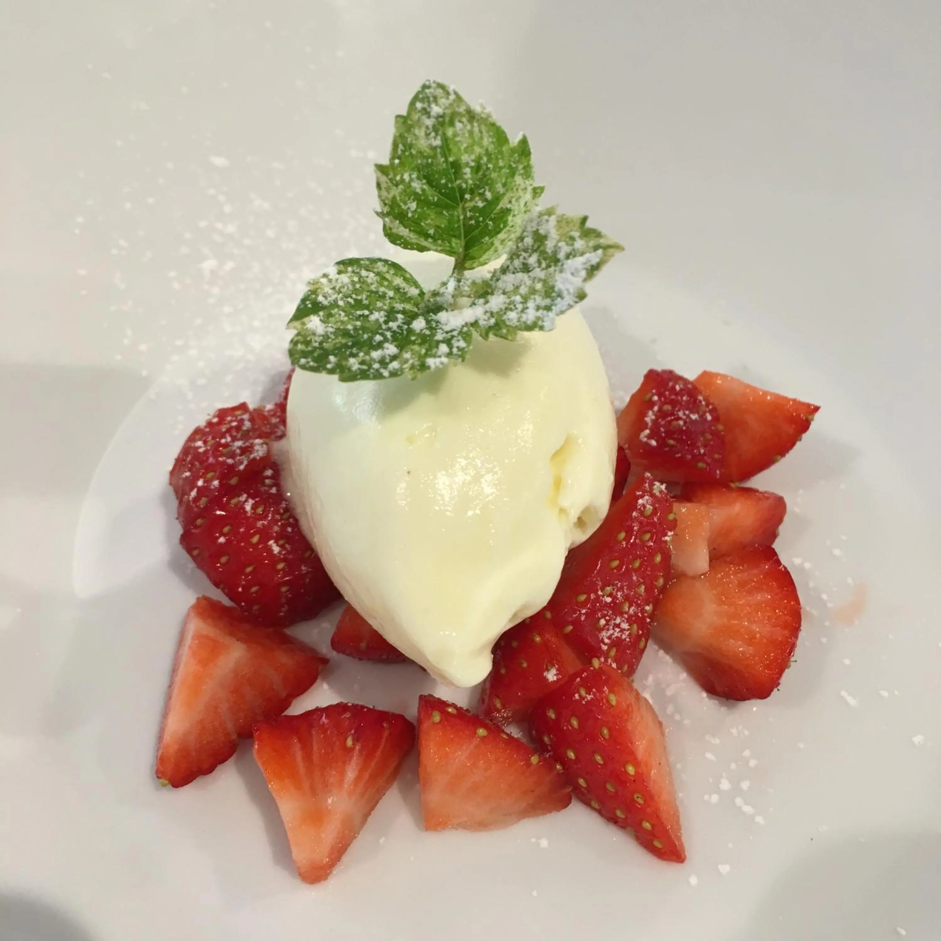 Food close-up in Hotel Restaurant Rosmarie