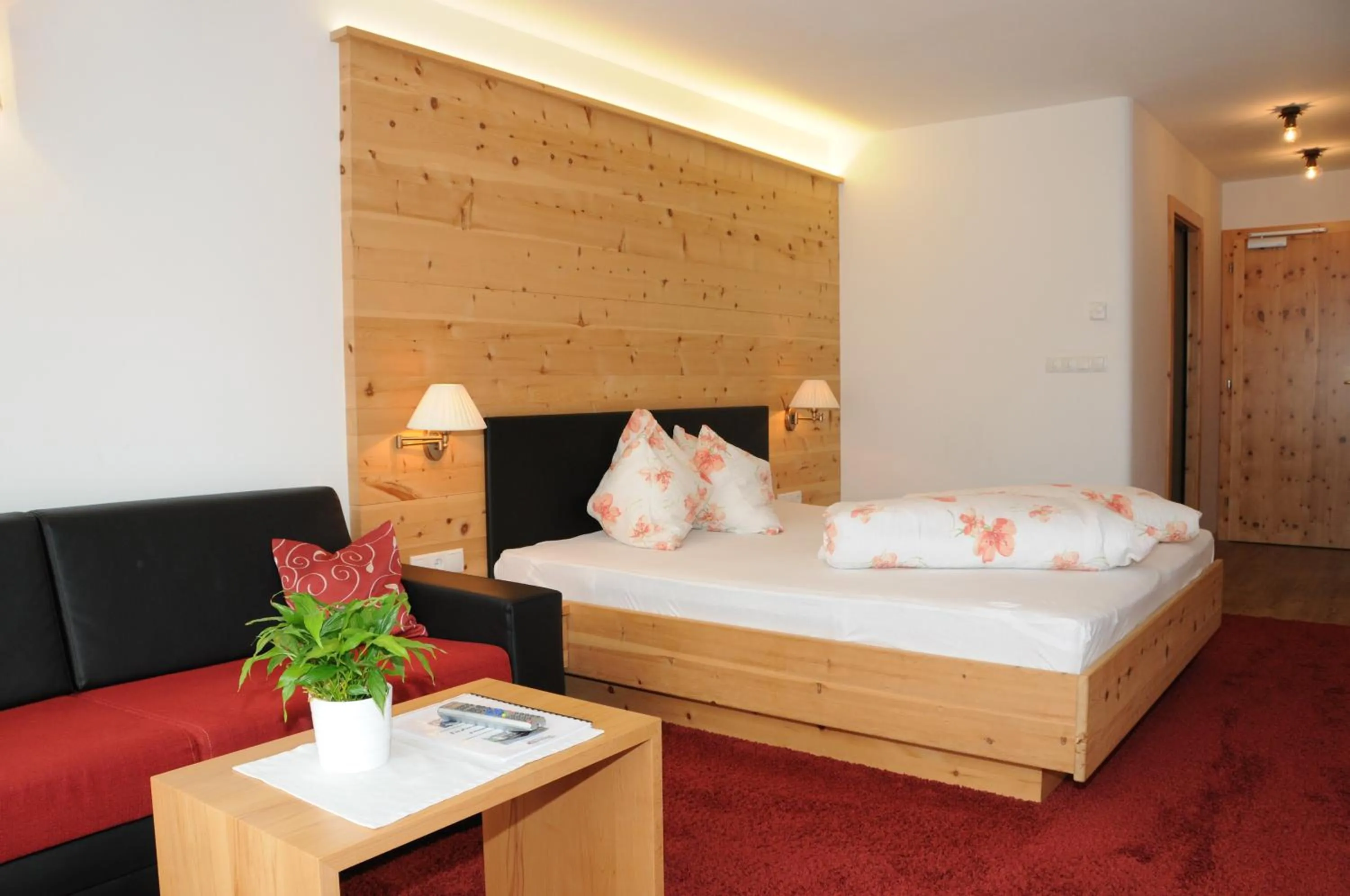 Bed in Hotel Restaurant Rosmarie