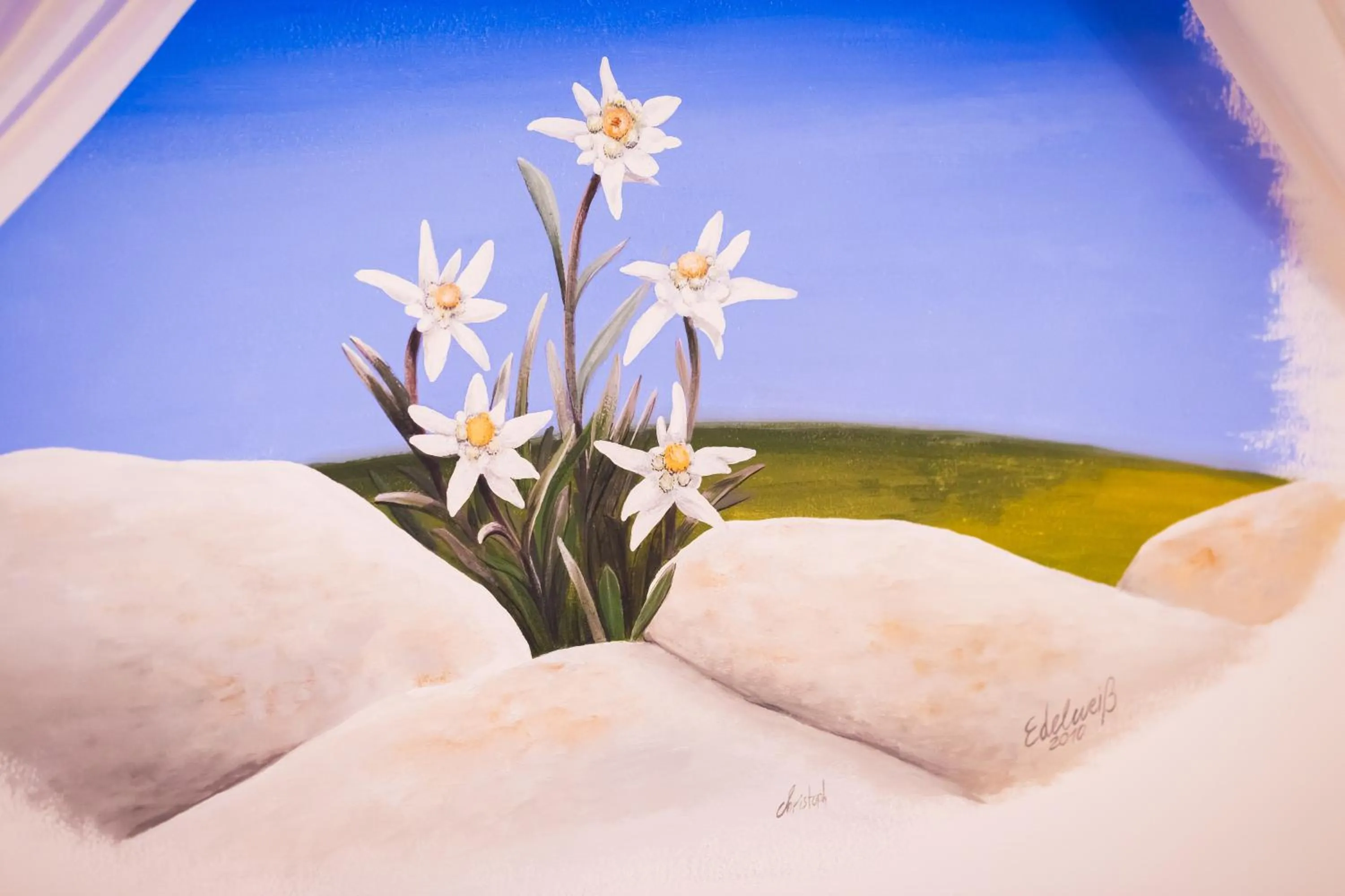 Decorative detail in Hotel Restaurant Rosmarie