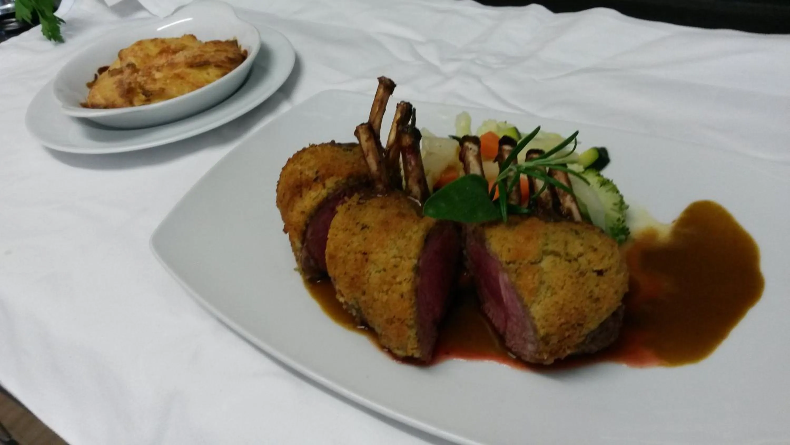 Food close-up in Hotel Restaurant Rosmarie