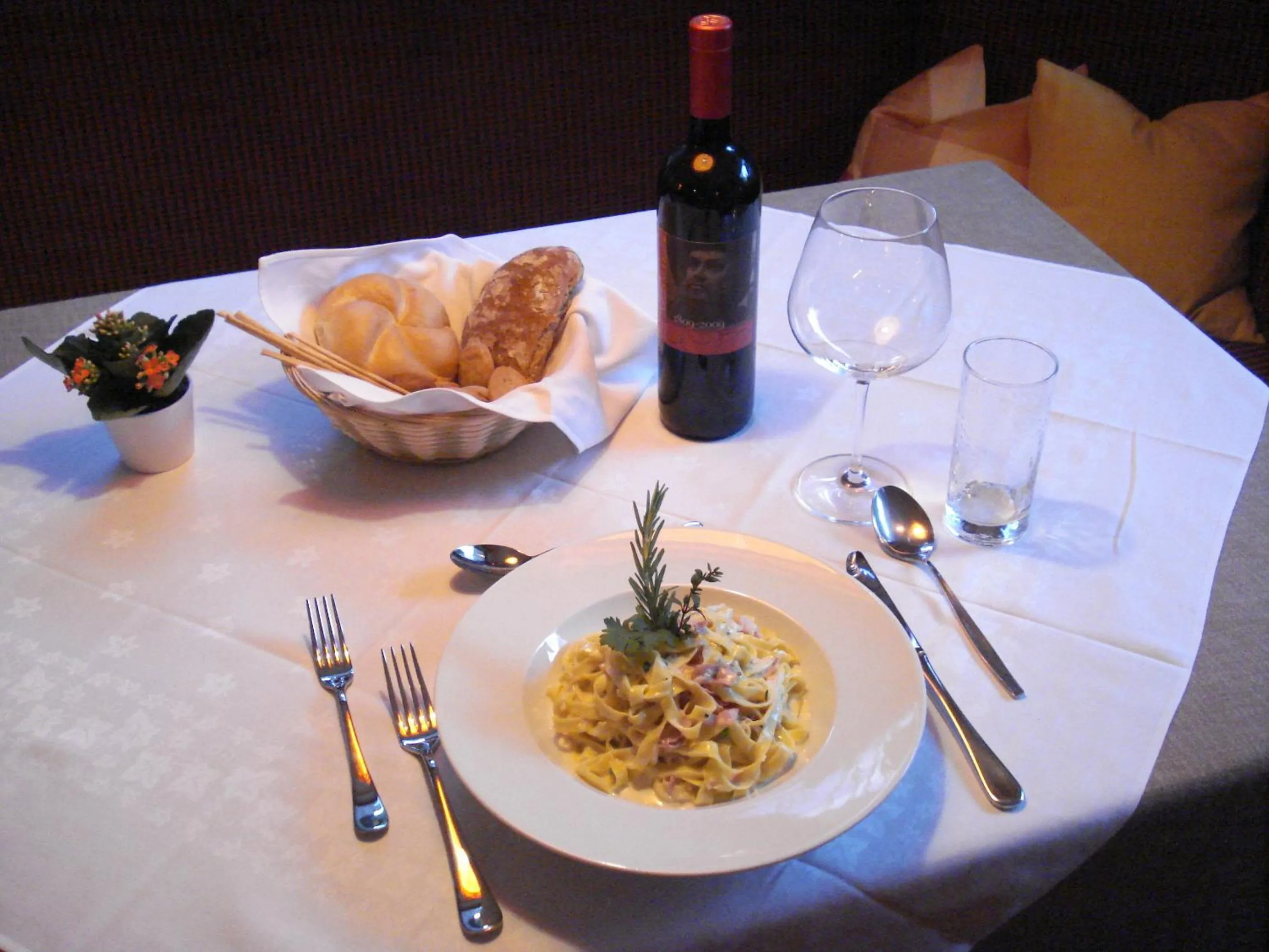 Food close-up in Hotel Restaurant Rosmarie