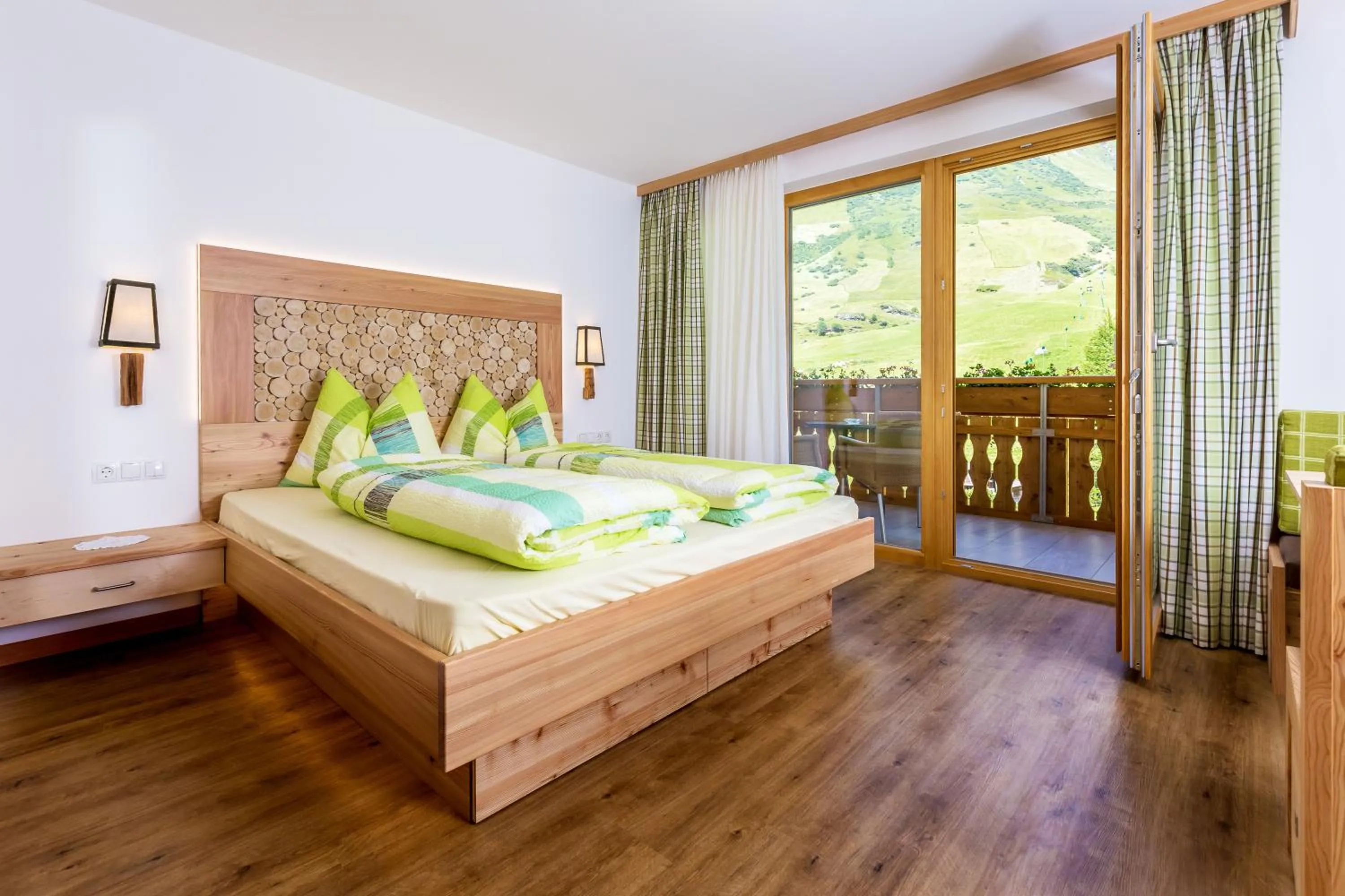 Bed in Hotel Restaurant Rosmarie