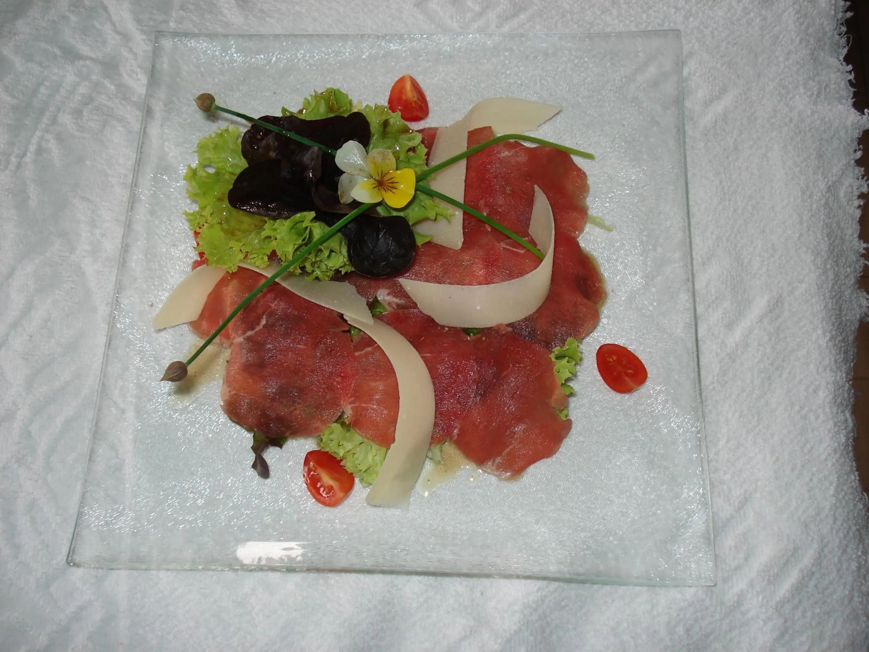 Food close-up in Hotel Restaurant Rosmarie