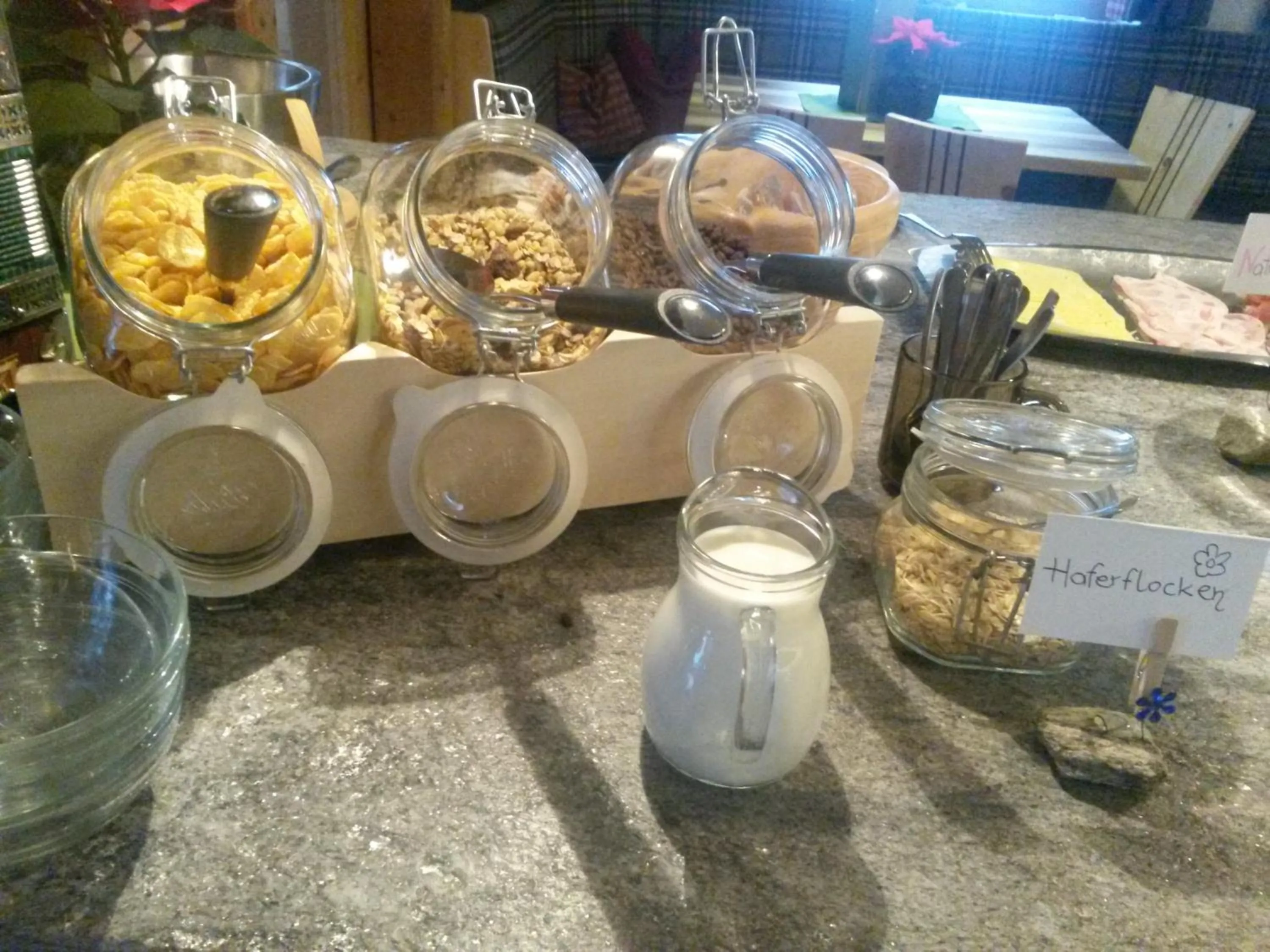 Food close-up in Hotel Restaurant Rosmarie