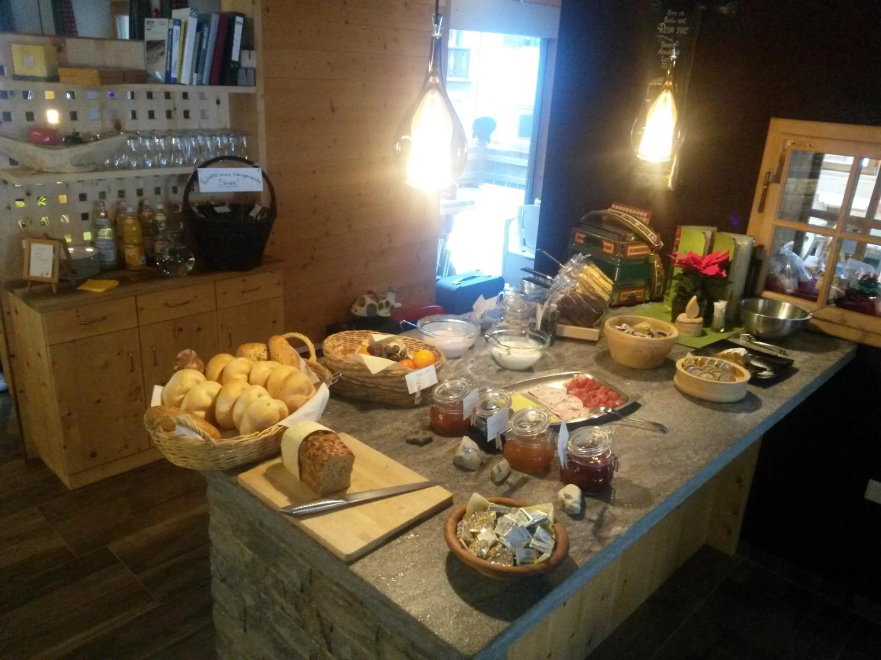 Food close-up in Hotel Restaurant Rosmarie