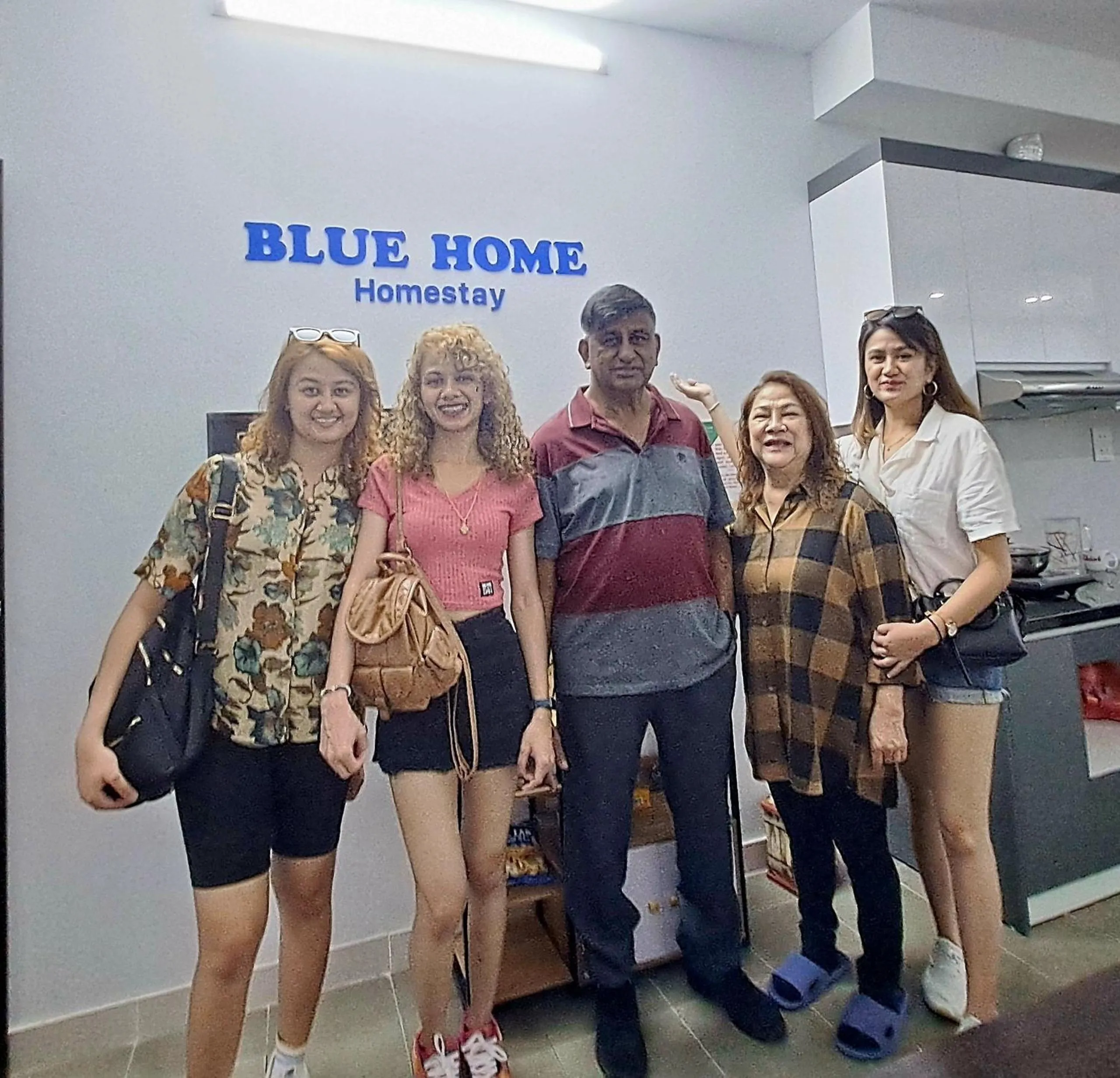 People in Blue Homestay Cau Giay