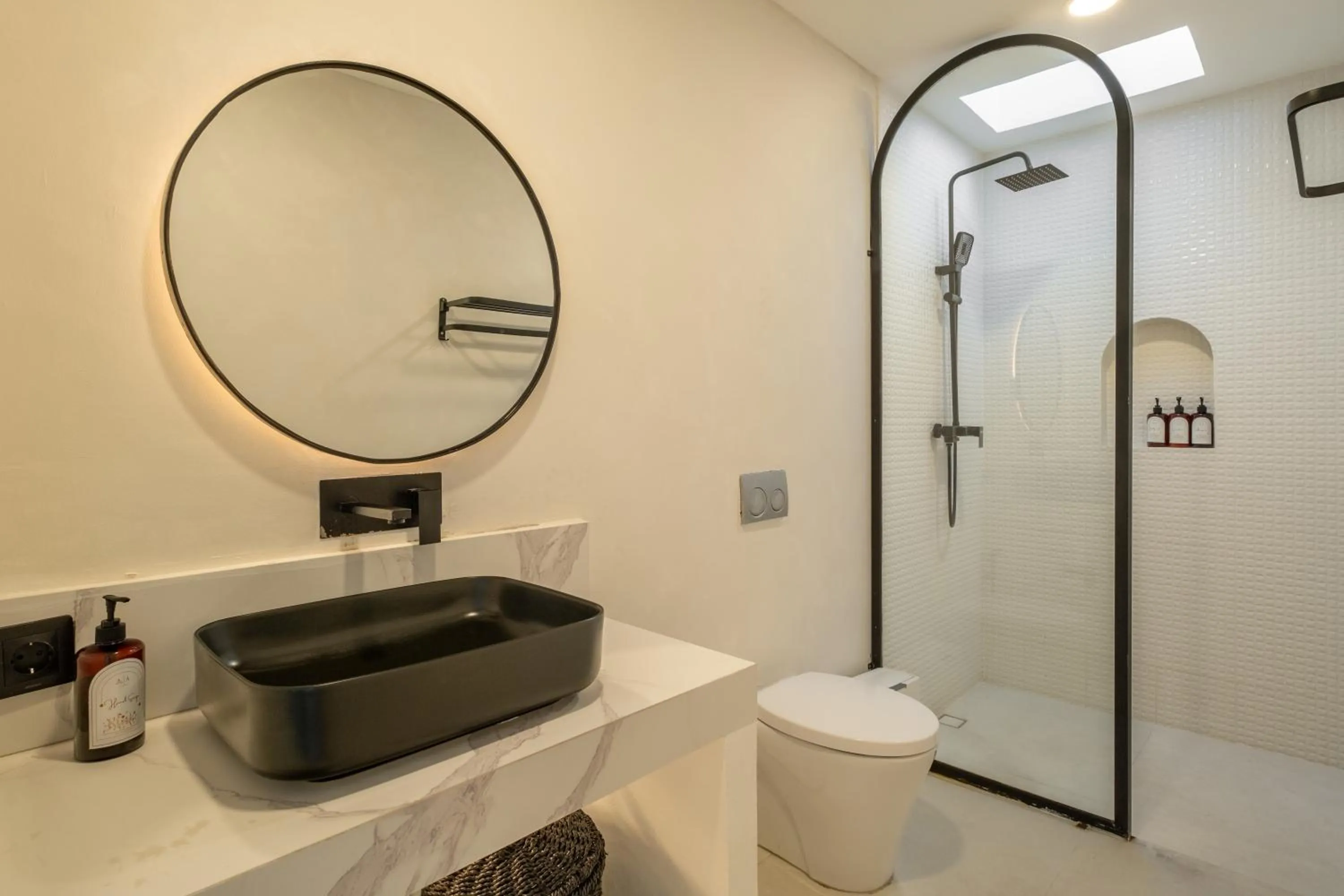 Shower in Villa Affinity Canggu by Azure Great Location