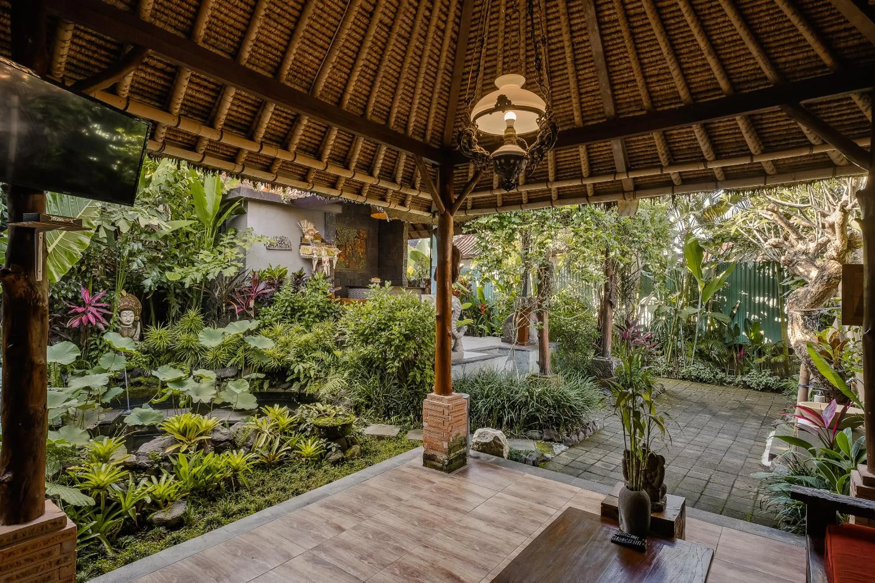 Lobby or reception in Teja Lokha Ubud Villa
