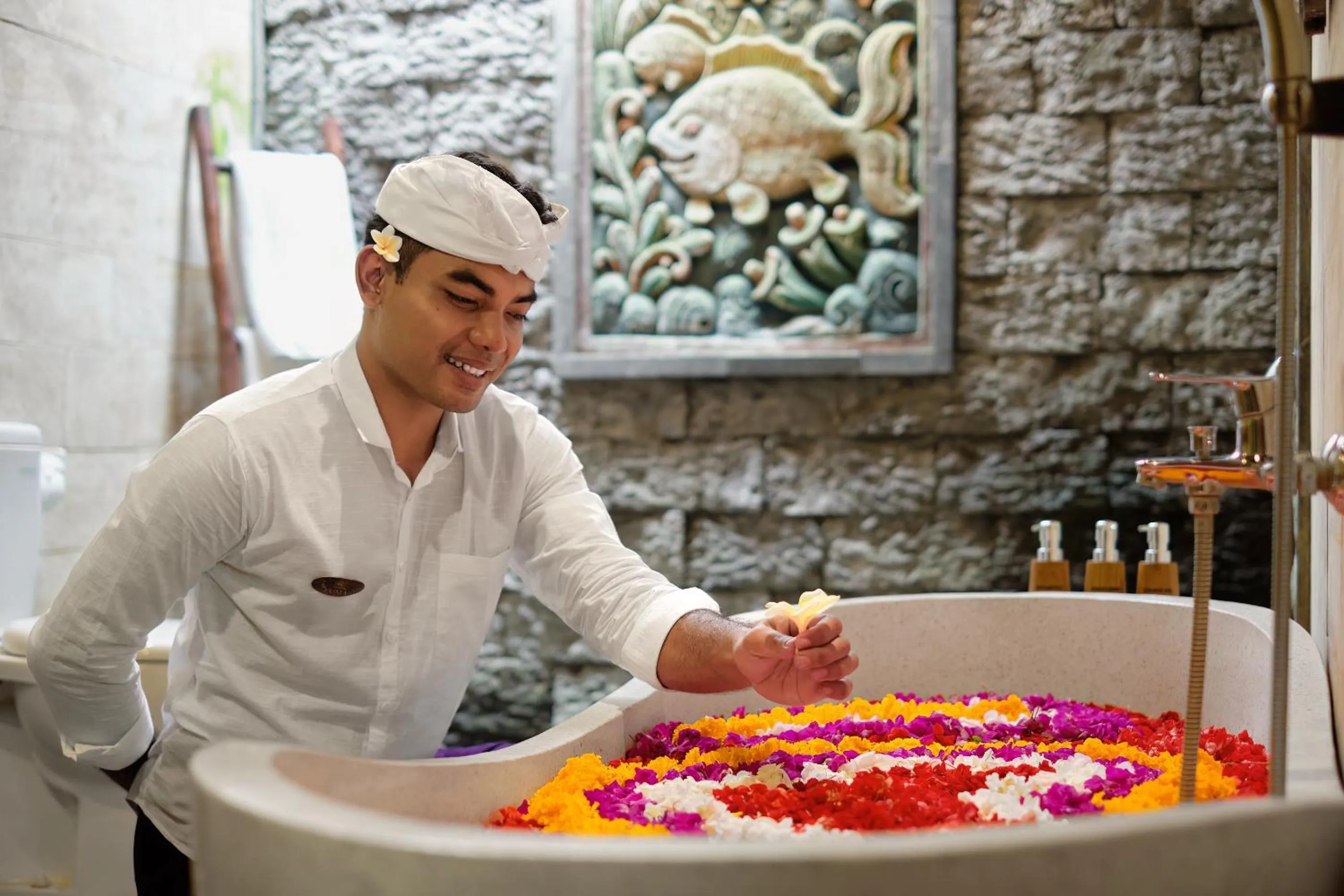 Bath in Teja Lokha Ubud Villa