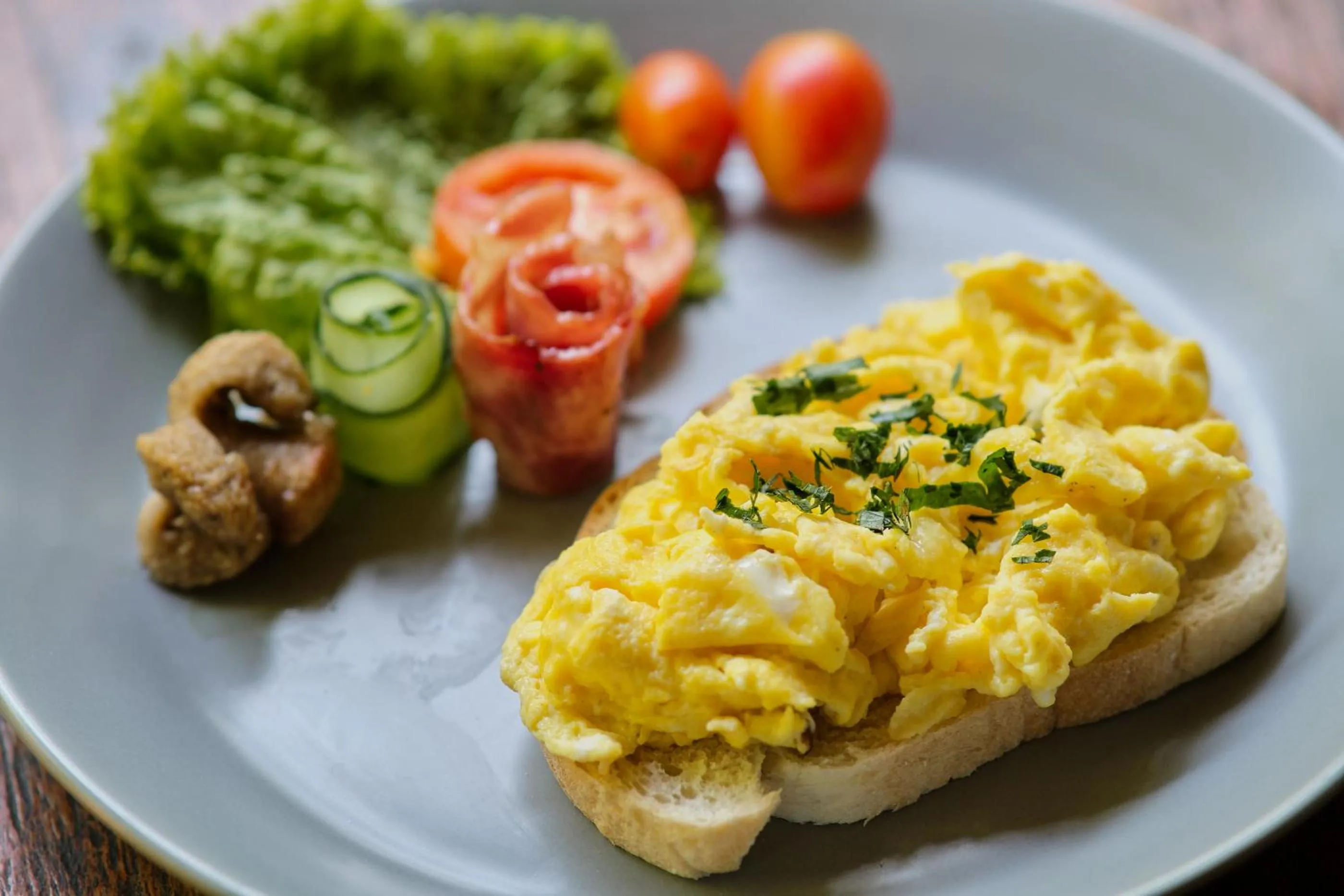 American breakfast in Teja Lokha Ubud Villa