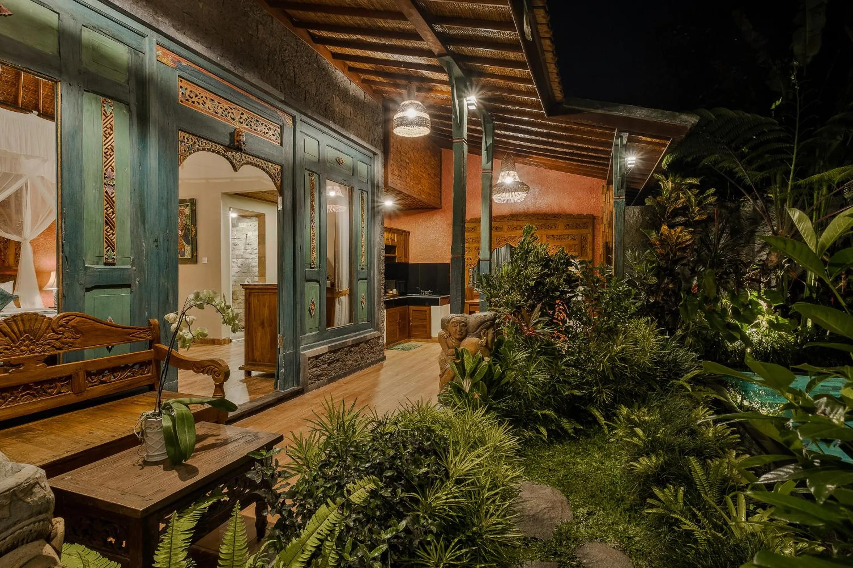 Patio in Teja Lokha Ubud Villa