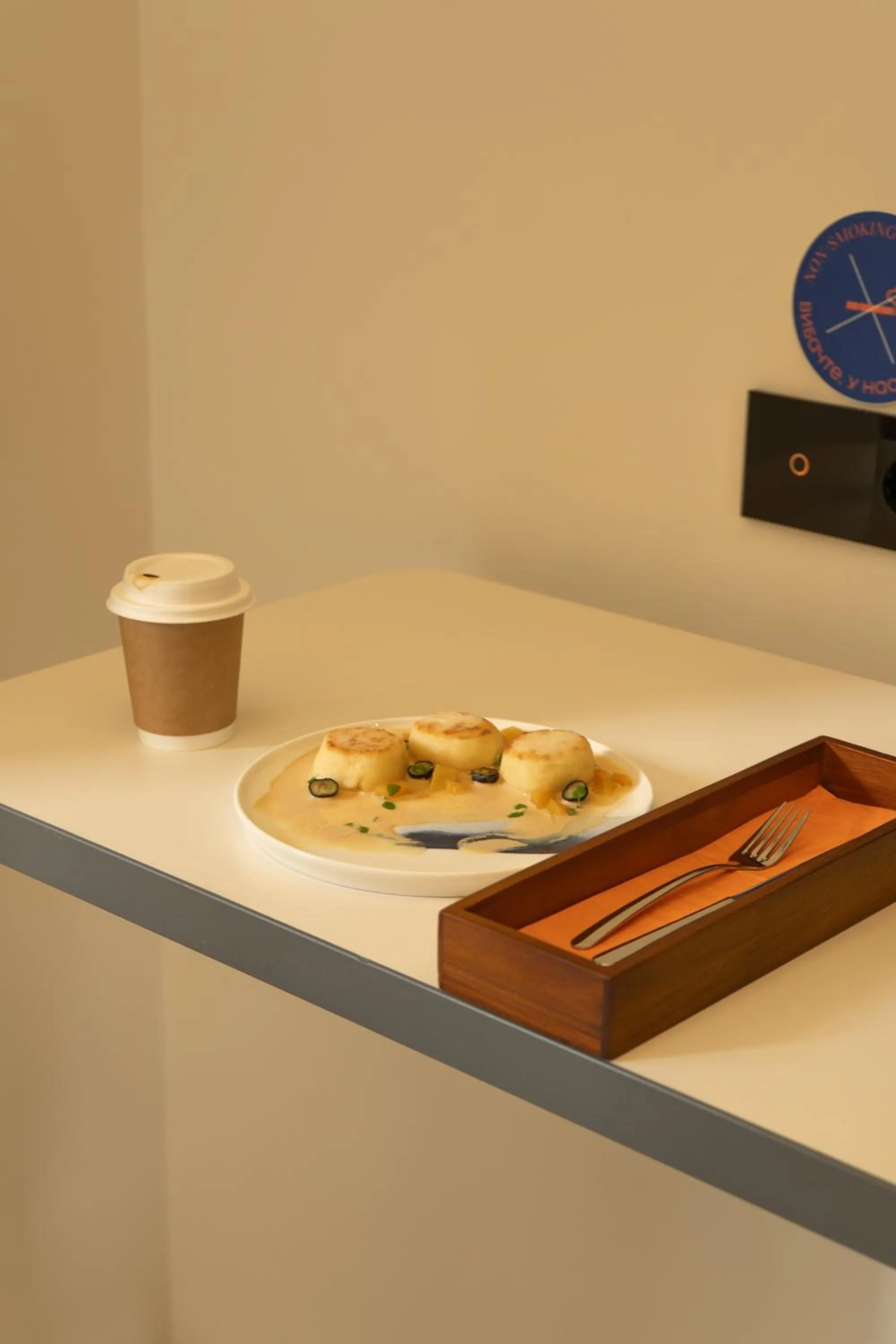 Food and drinks in Ultramarinn Hotel