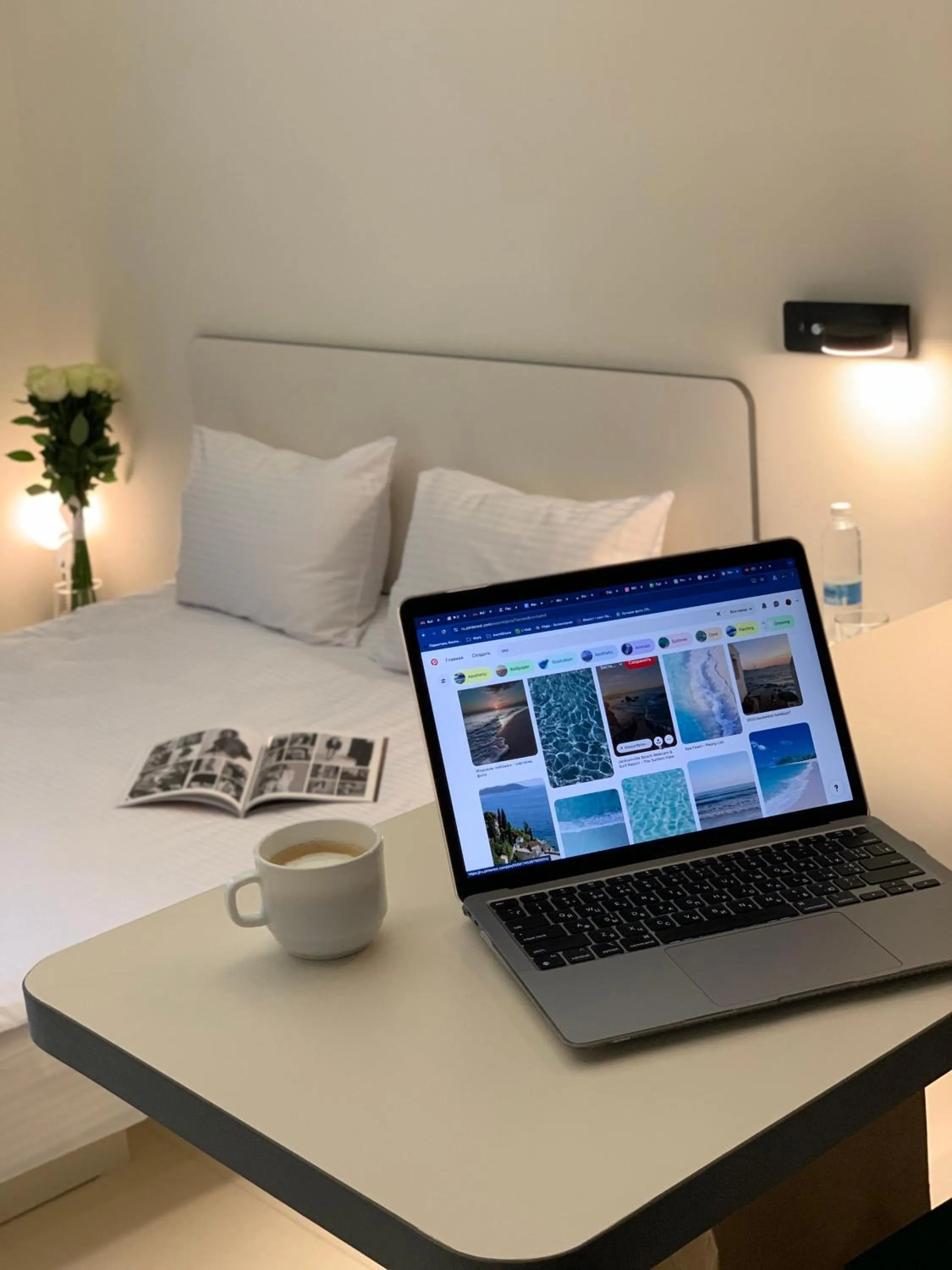 Bed in Ultramarinn Hotel