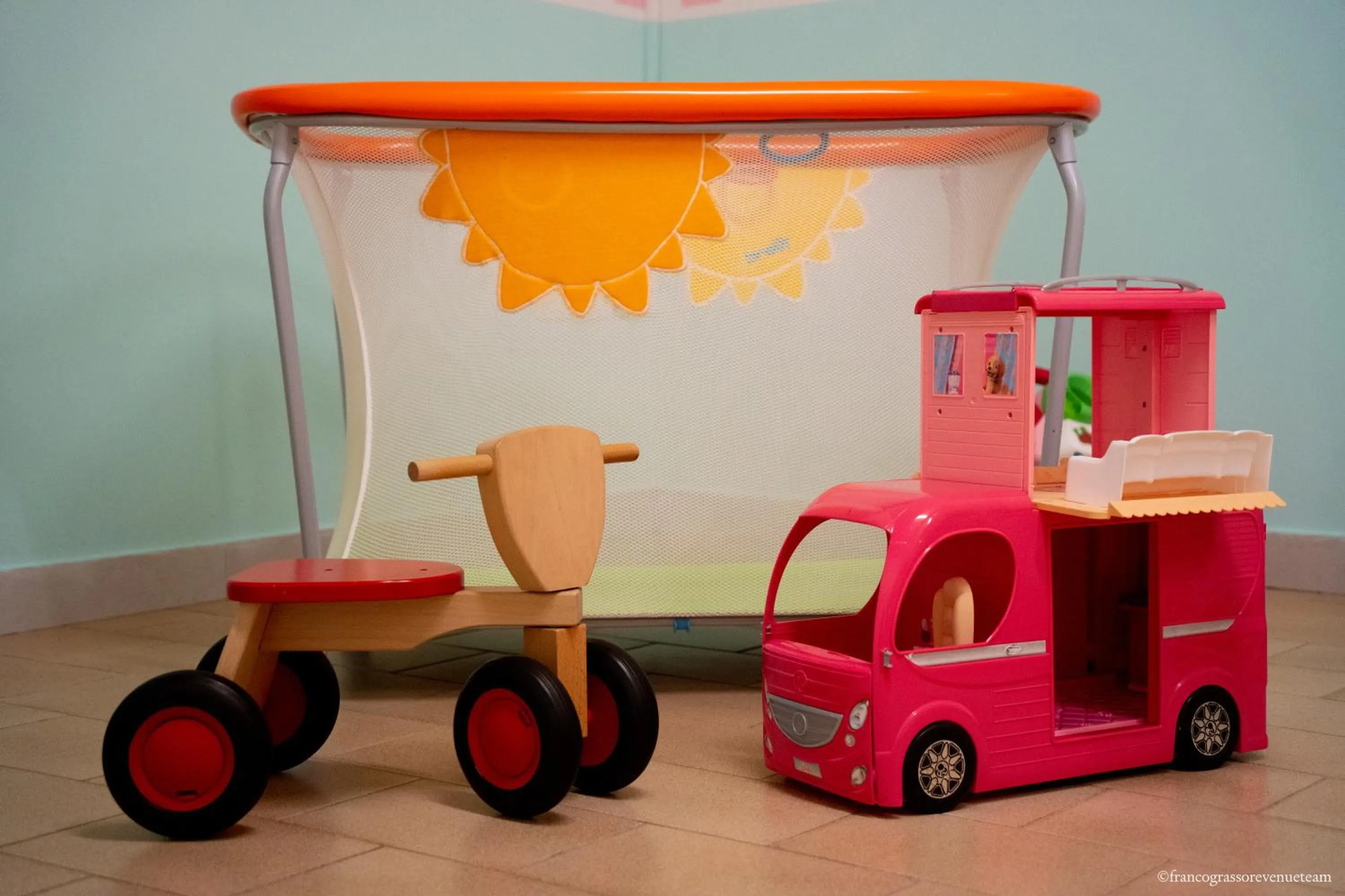 Children play ground in Hotel Quattro Palme