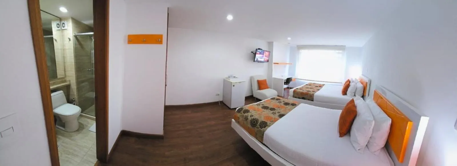 Photo of the whole room, Bed in Hotel Castellana 100 Bogota By Hoteles Confort 80