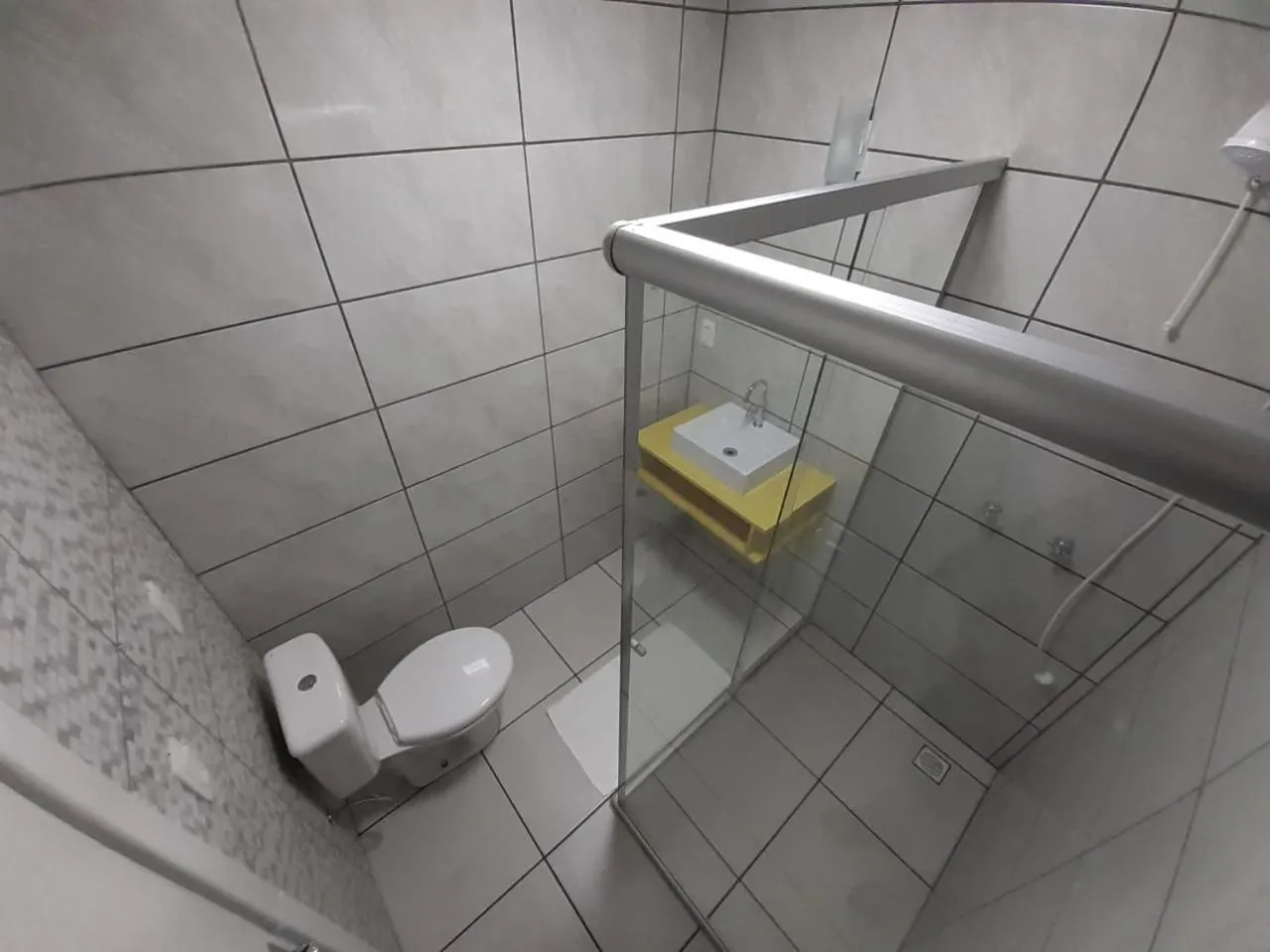 Bathroom in Pousada Vista do Lago - HOSTEL