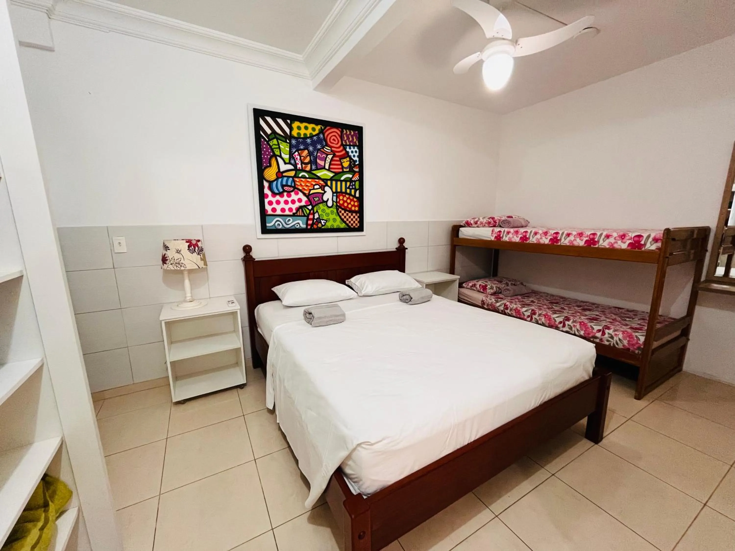 Bed in Pousada Kindermann - Jurerê