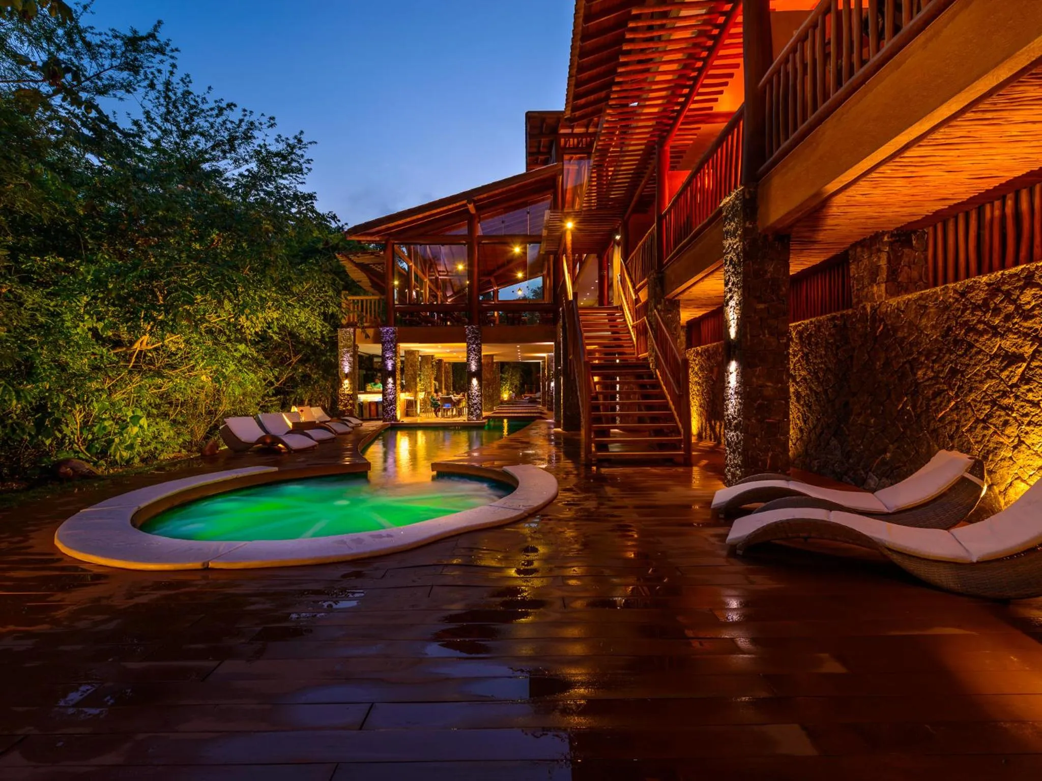 Pool view in Kalango Hotel Boutique