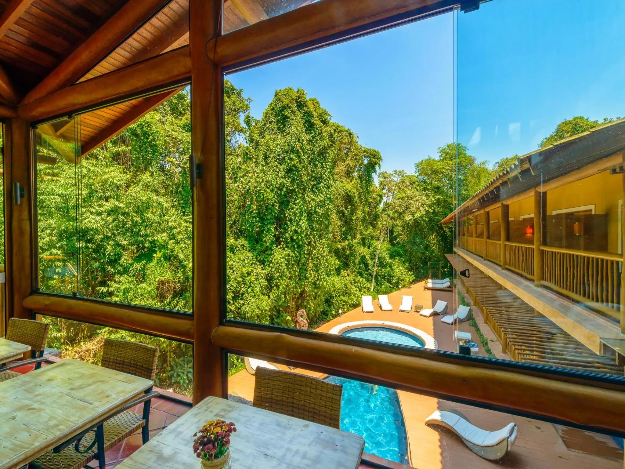 Pool view in Kalango Hotel Boutique
