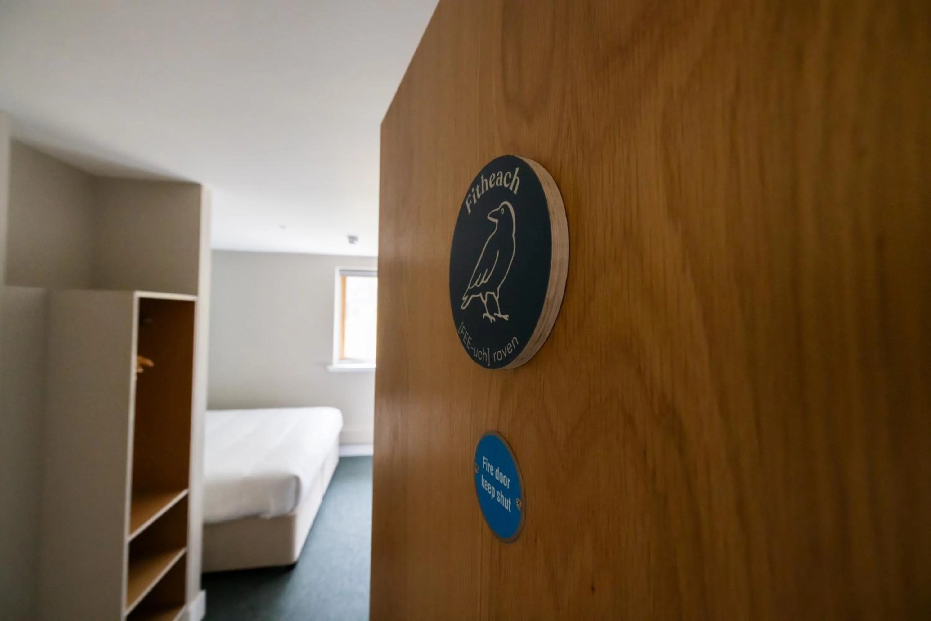 Bedroom, Bed in An Spiris Accommodation at Dundreggan Rewilding Centre