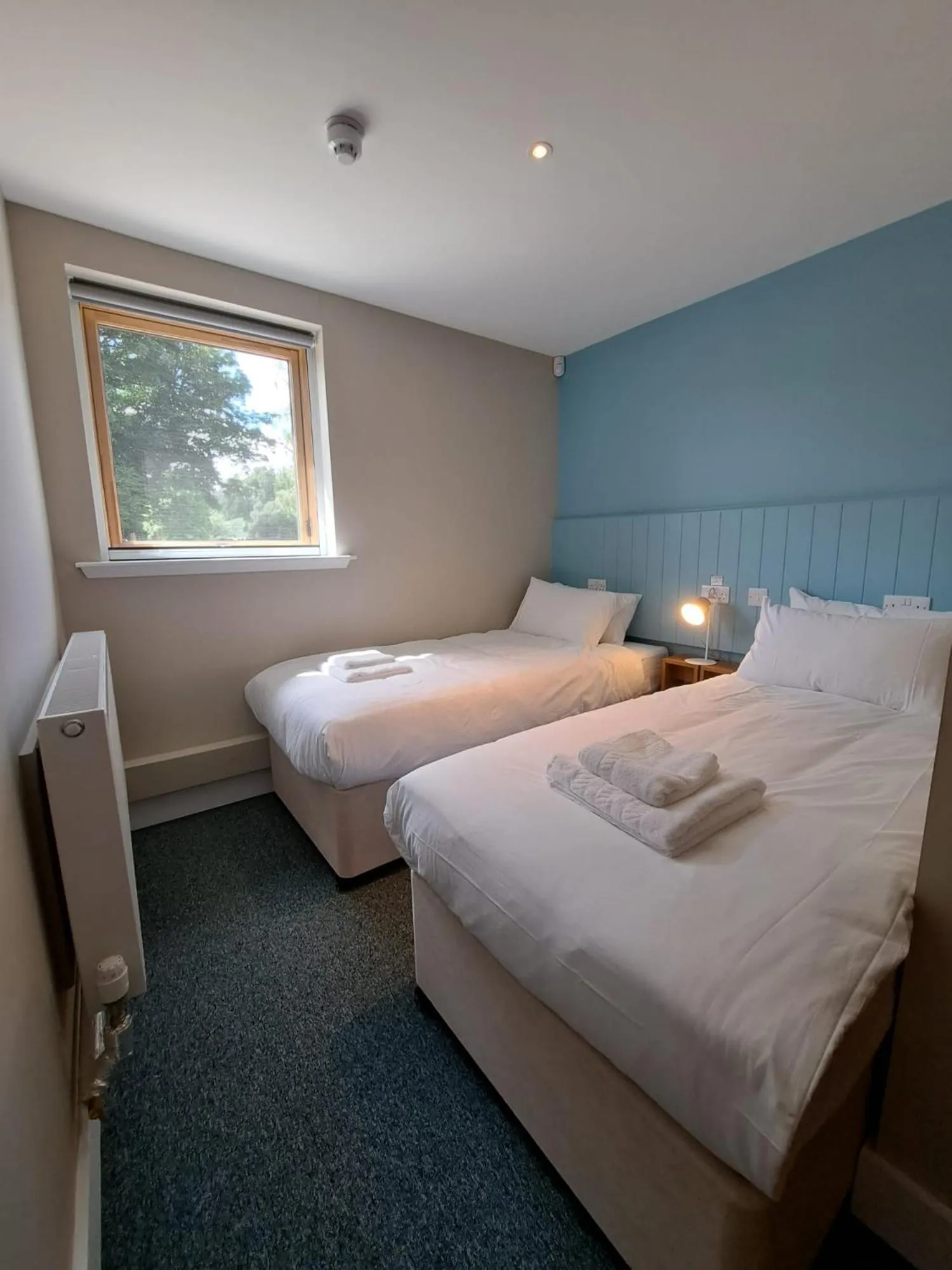Bed in An Spiris Accommodation at Dundreggan Rewilding Centre