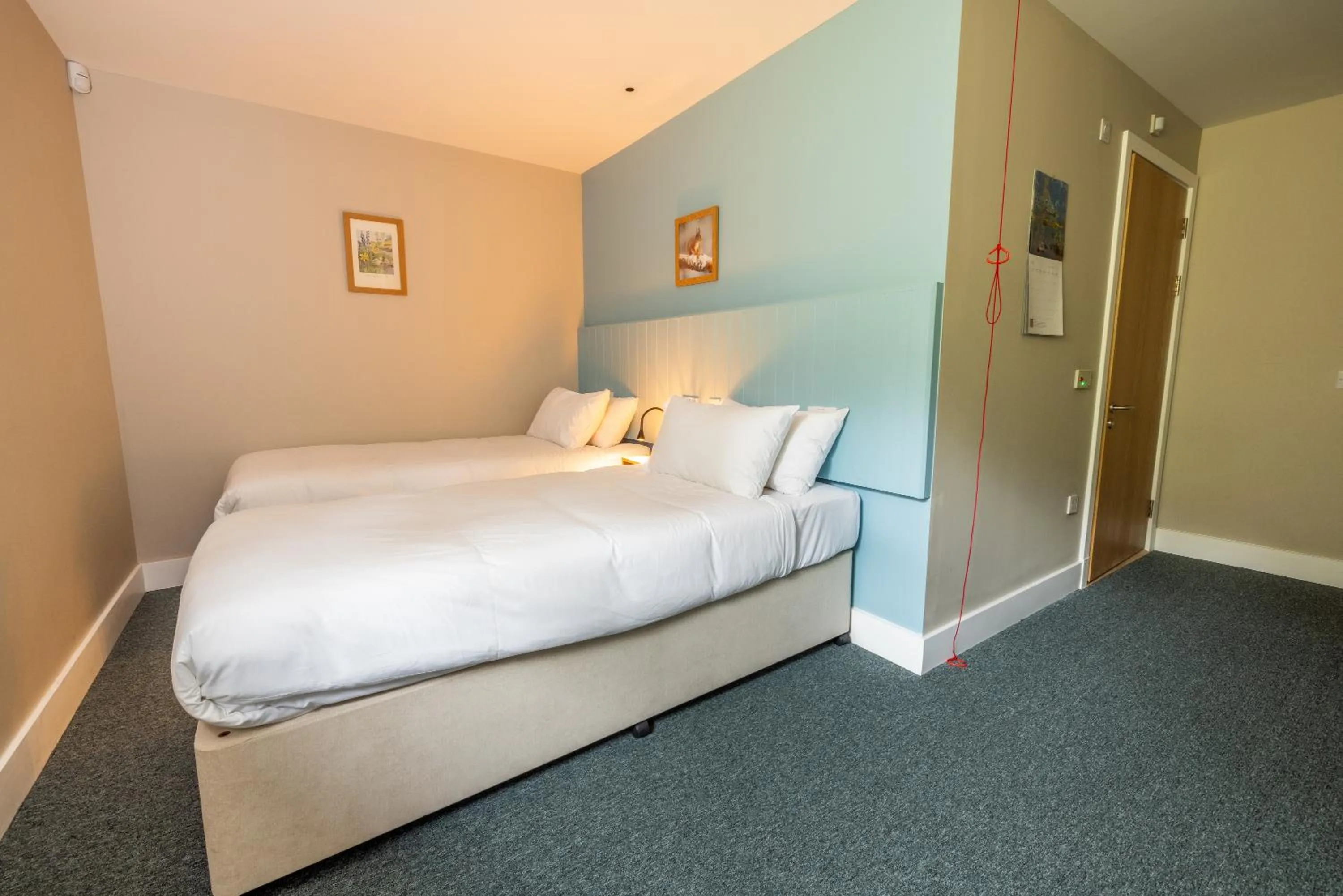 Bedroom, Bed in An Spiris Accommodation at Dundreggan Rewilding Centre