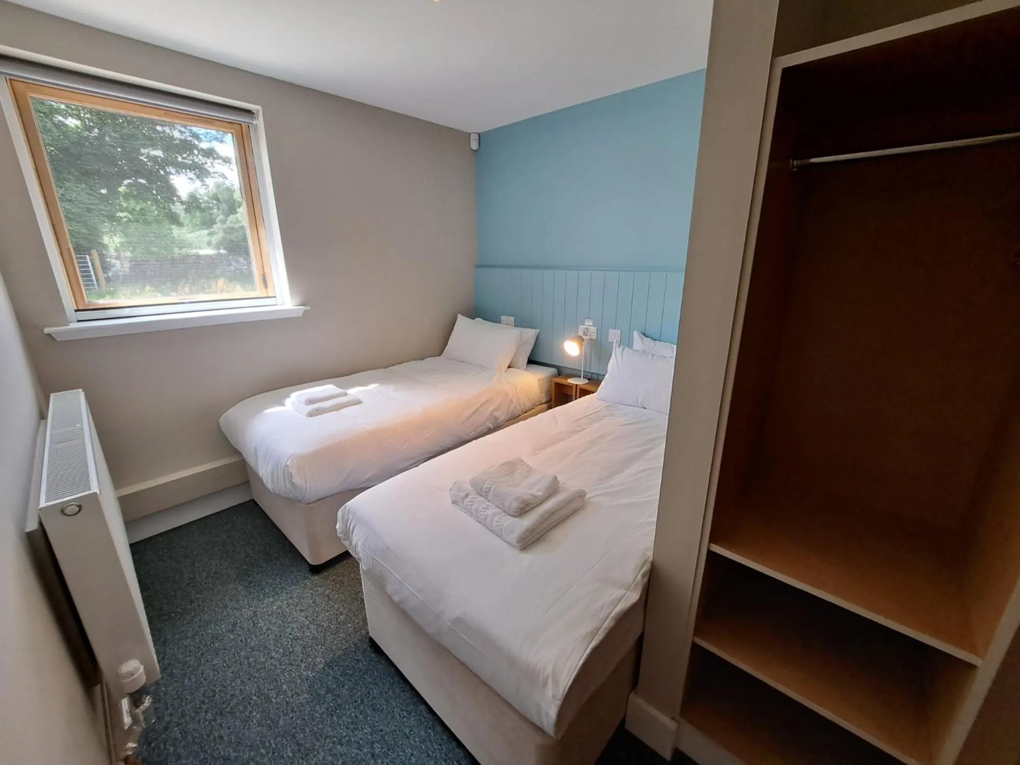 Bed in An Spiris Accommodation at Dundreggan Rewilding Centre