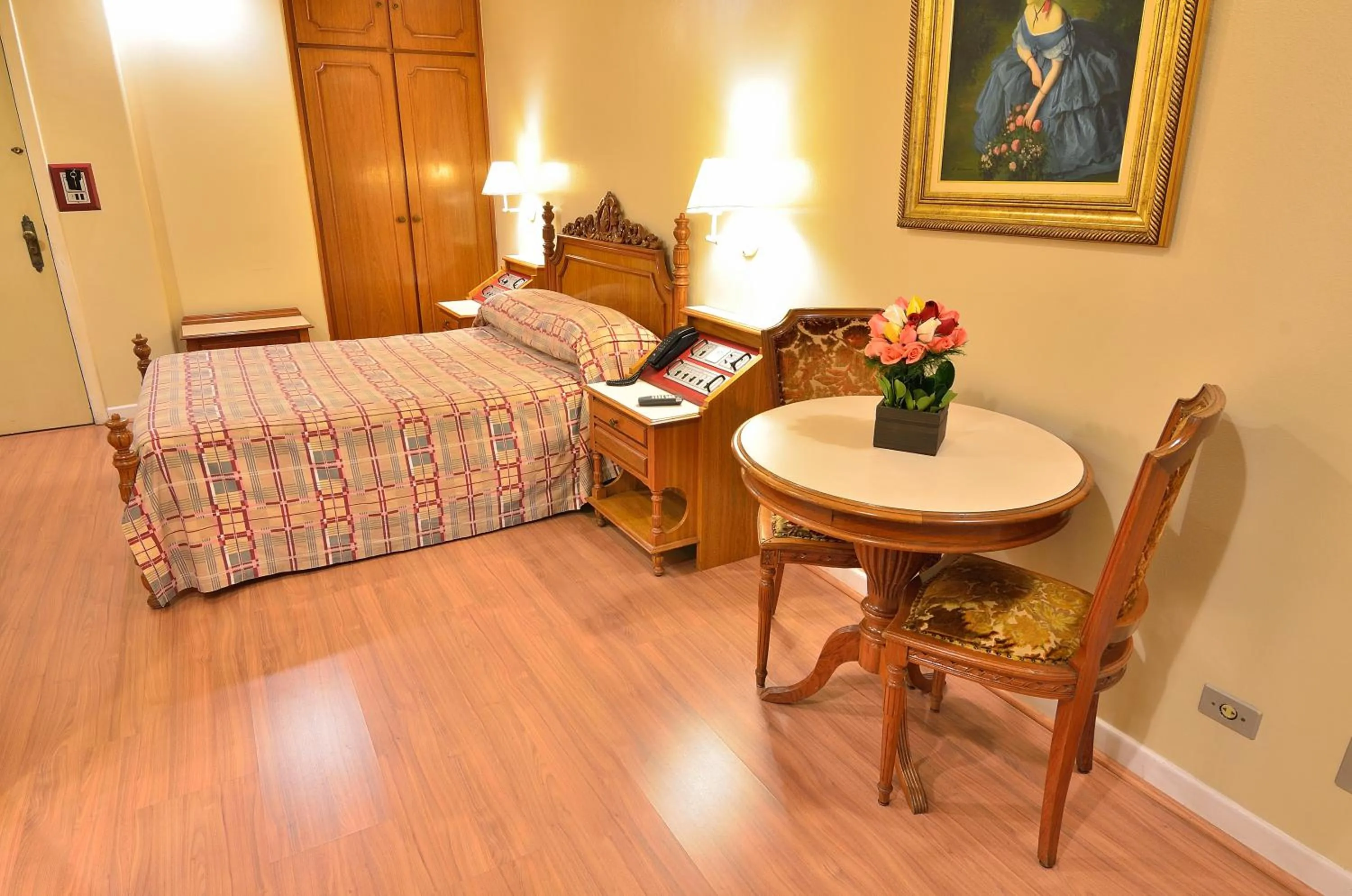 Bed in Hotel Castelar