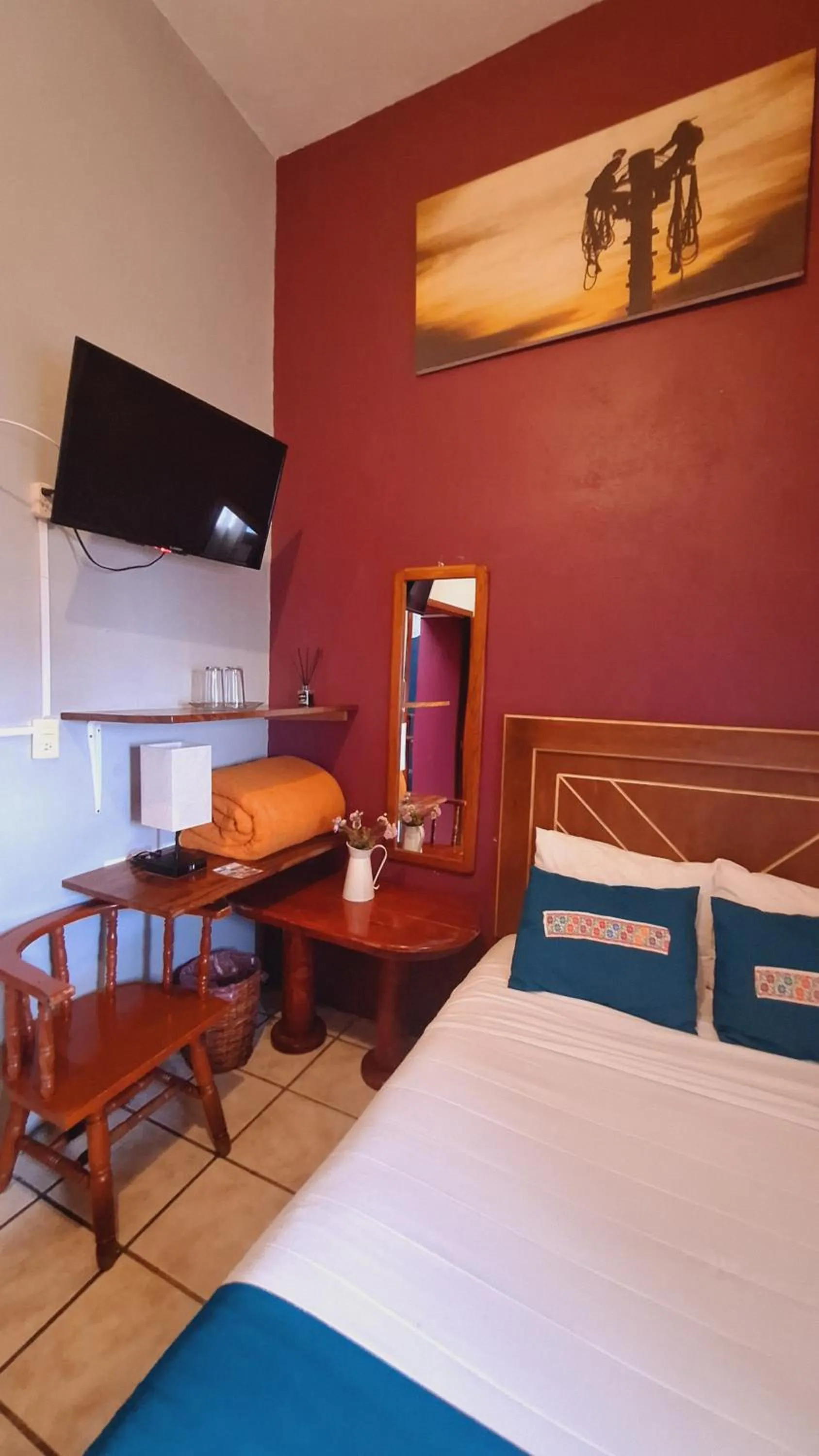 Bed in Posada La Plazuela