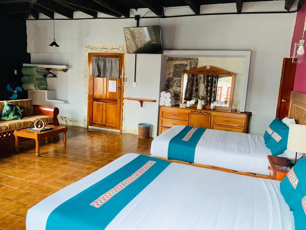 Bed in Posada La Plazuela