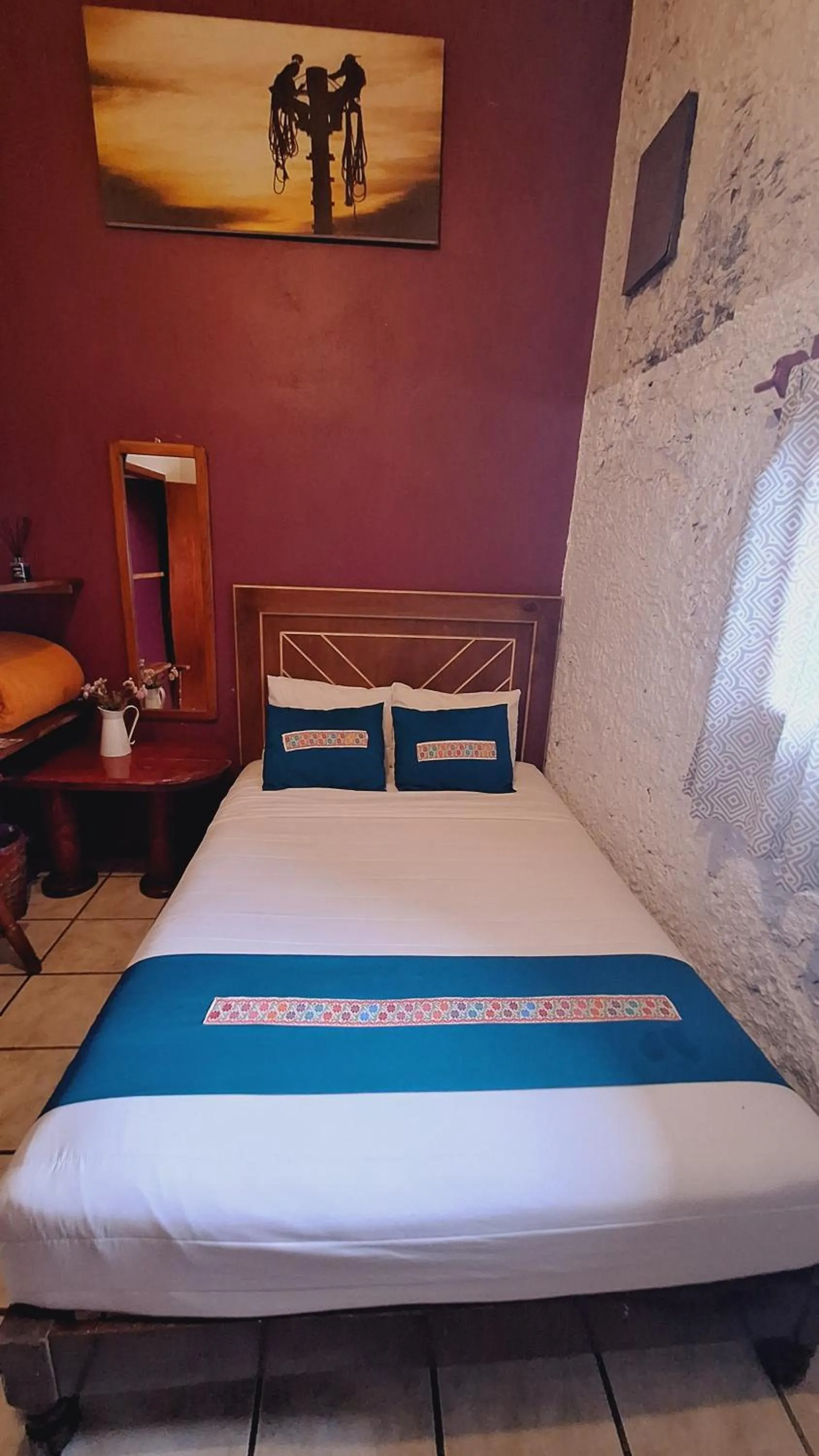 Bed in Posada La Plazuela