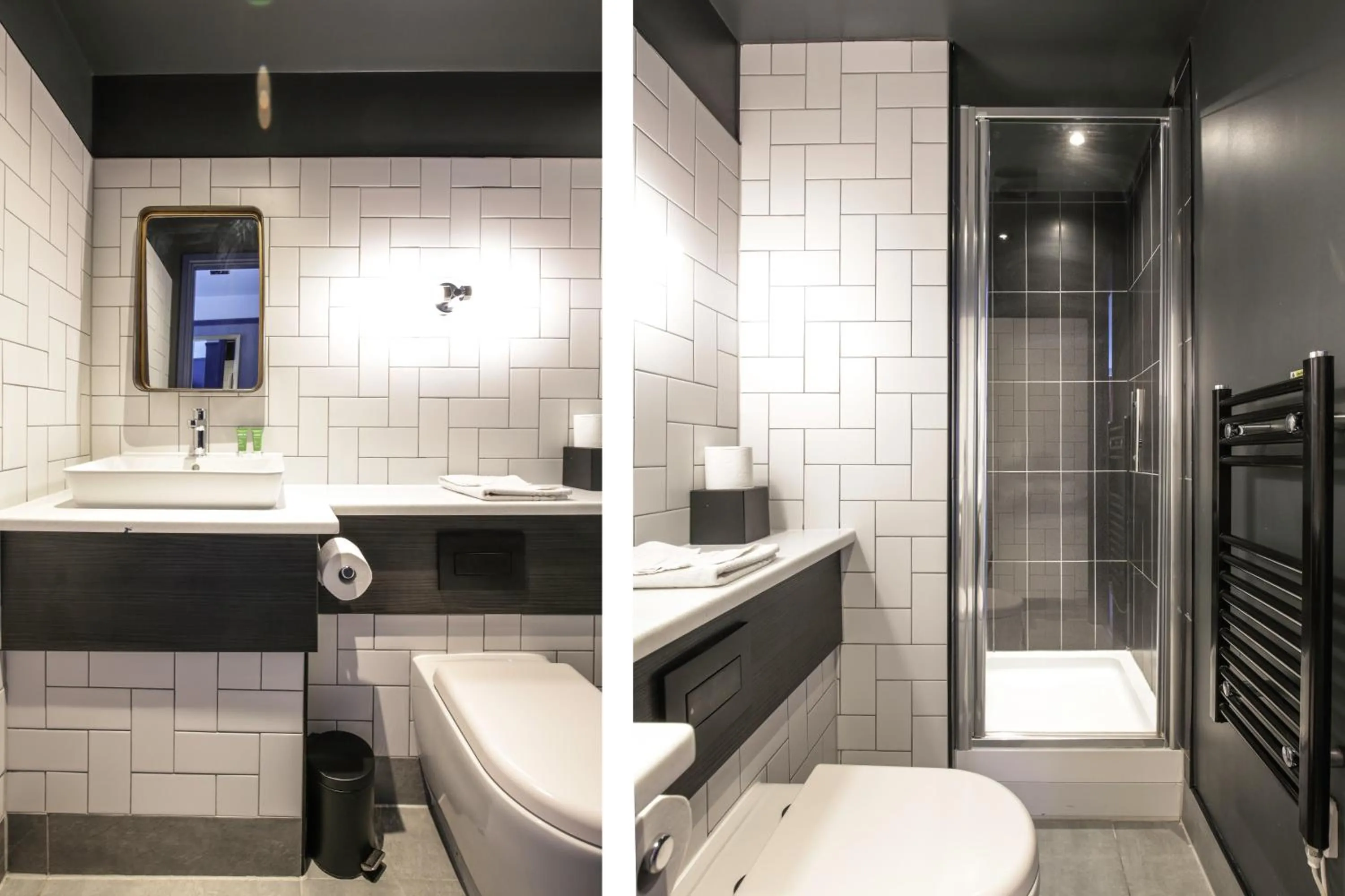 Shower in Ropewalks Hotel