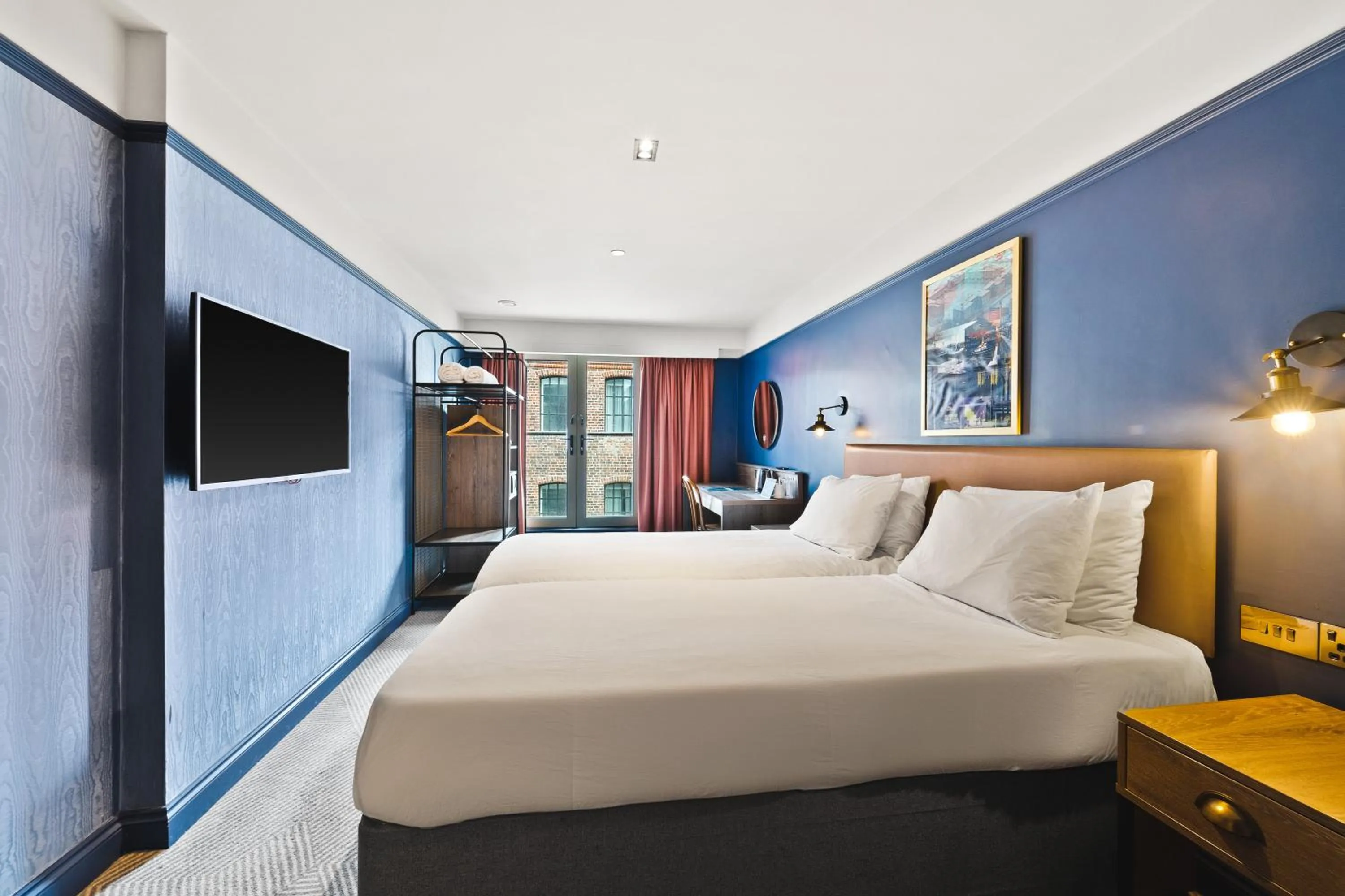 Bed in Ropewalks Hotel