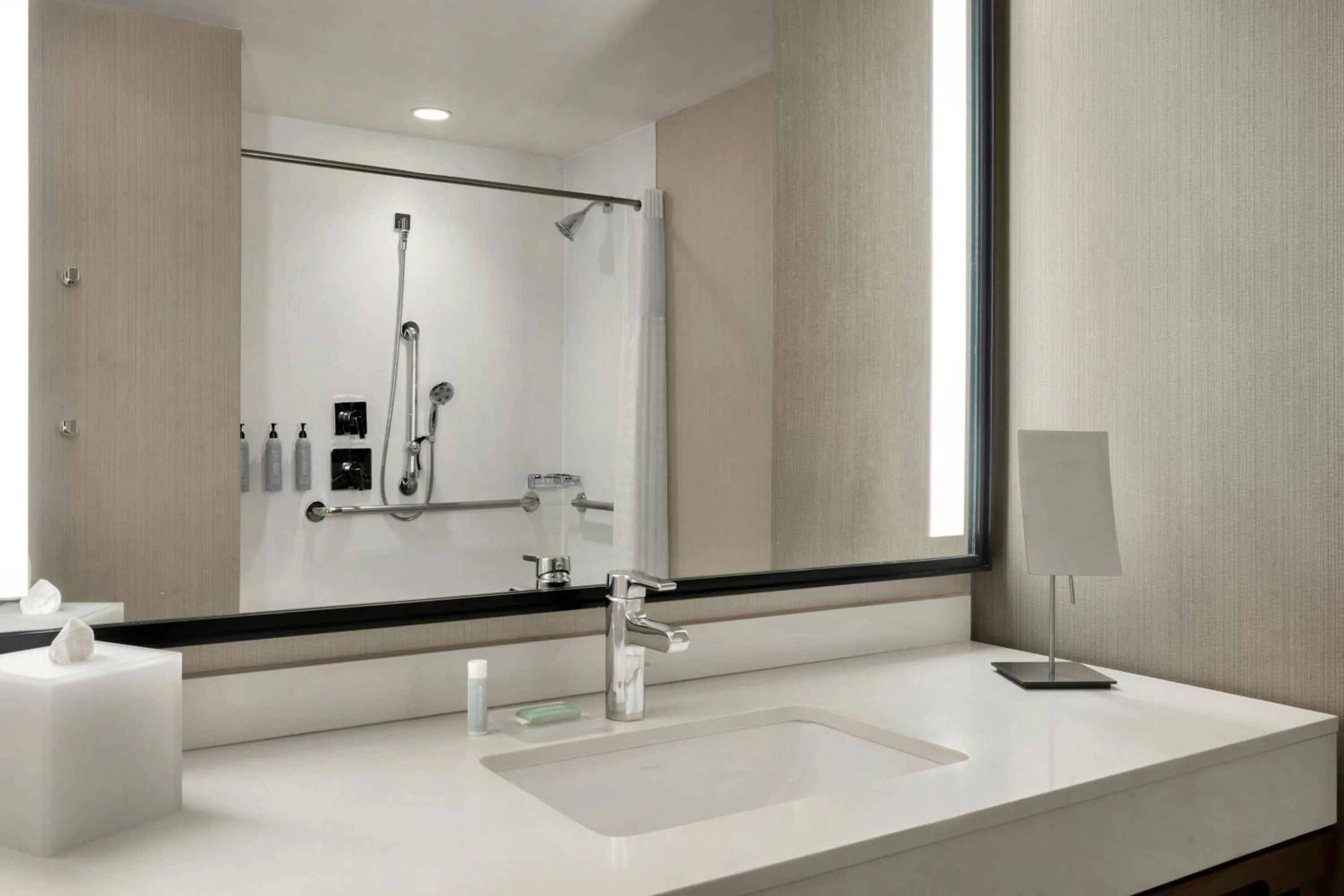 Bathroom in Courtyard by Marriott Portland Downtown/Waterfront