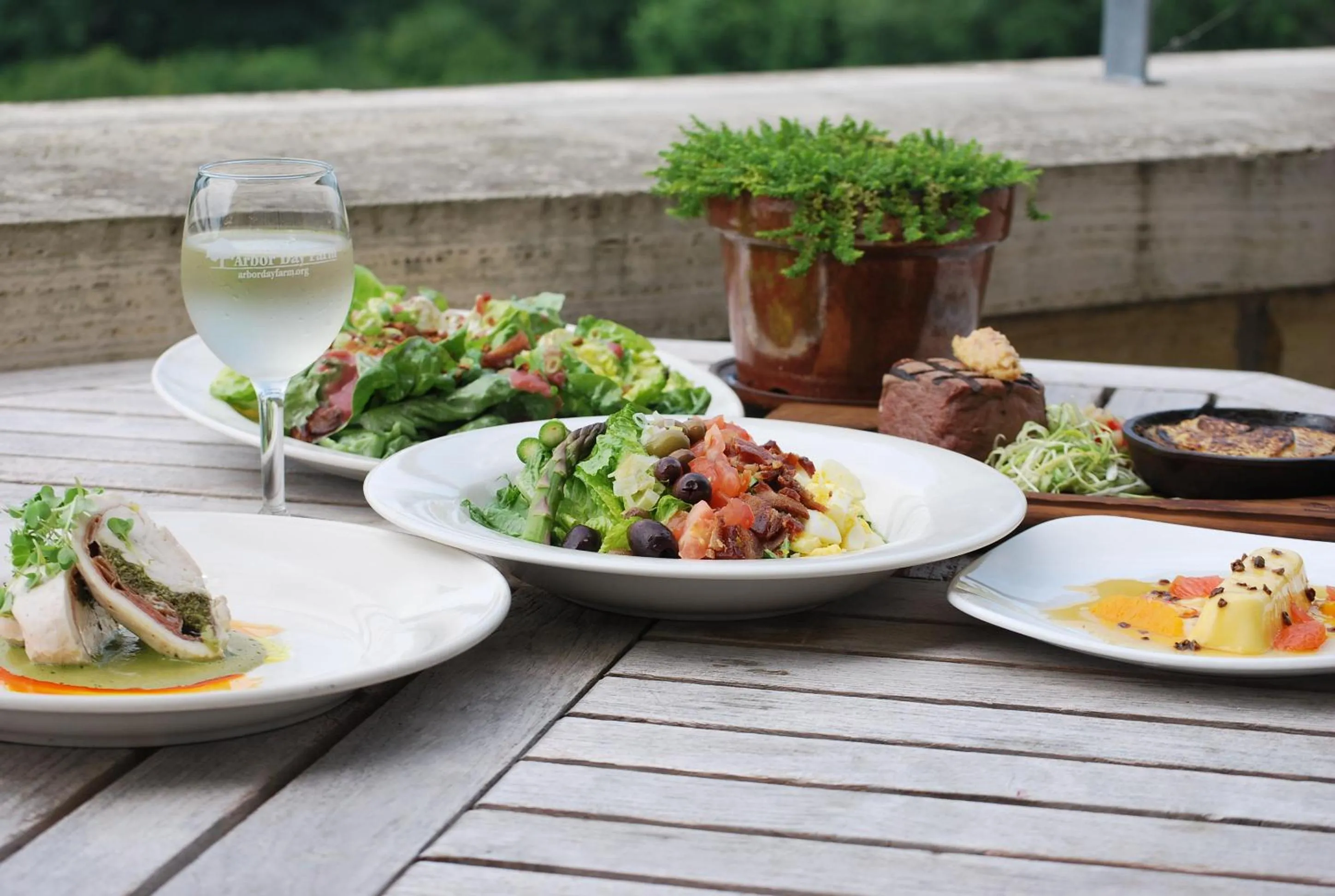 Food in Lied Lodge at Arbor Day Farm
