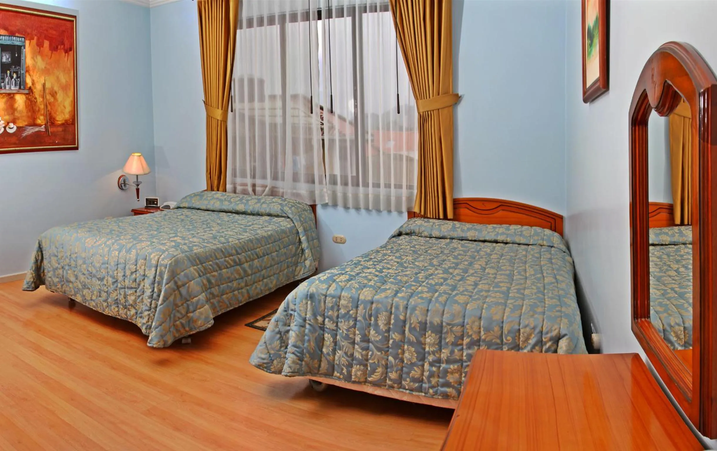 Bed in Hotel Yanuncay