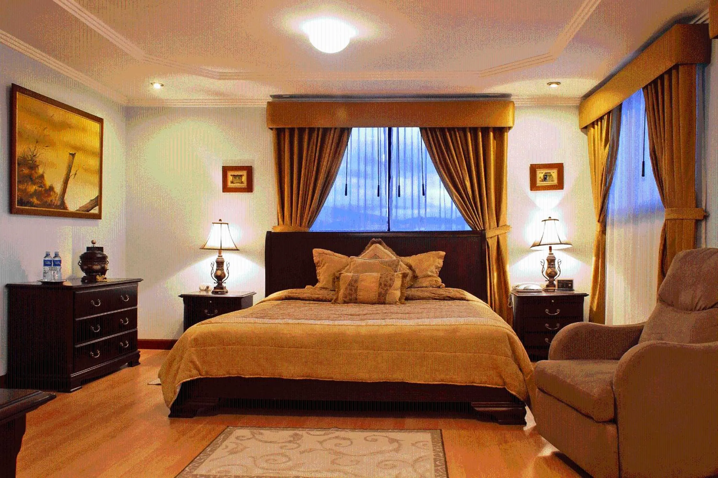 Bed in Hotel Yanuncay