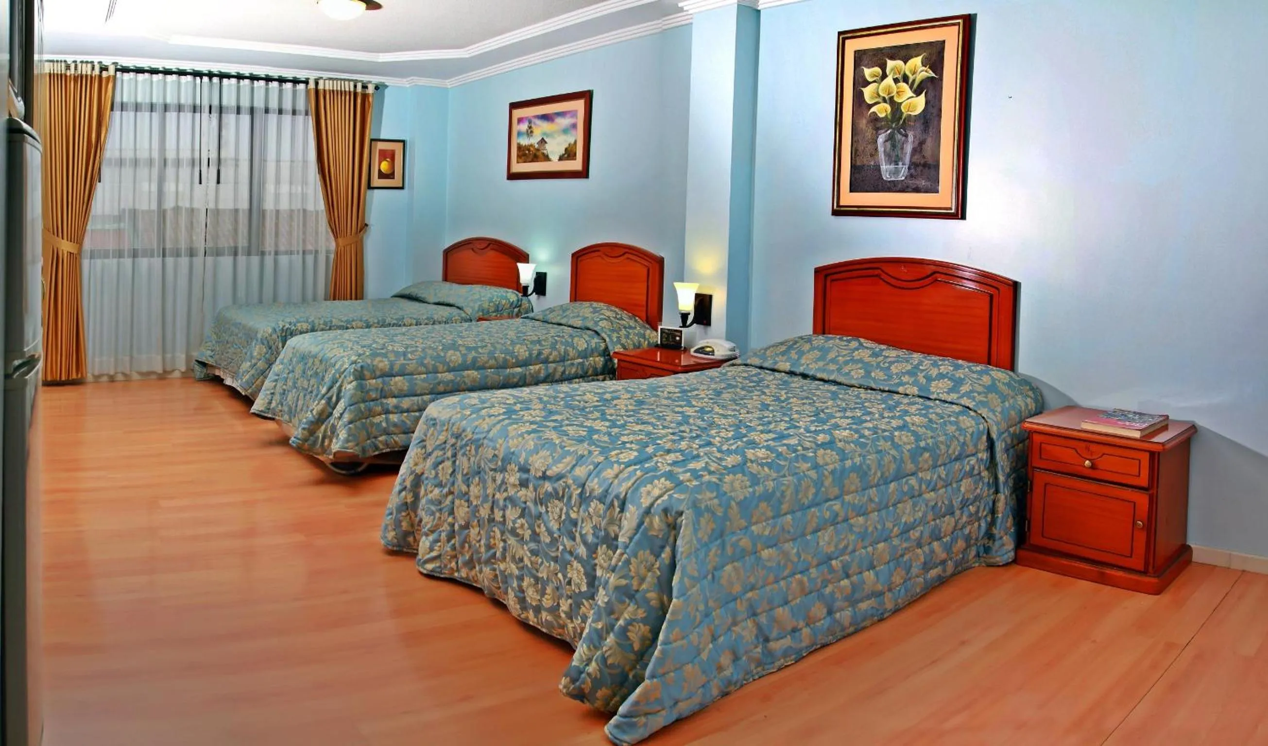 Bed in Hotel Yanuncay