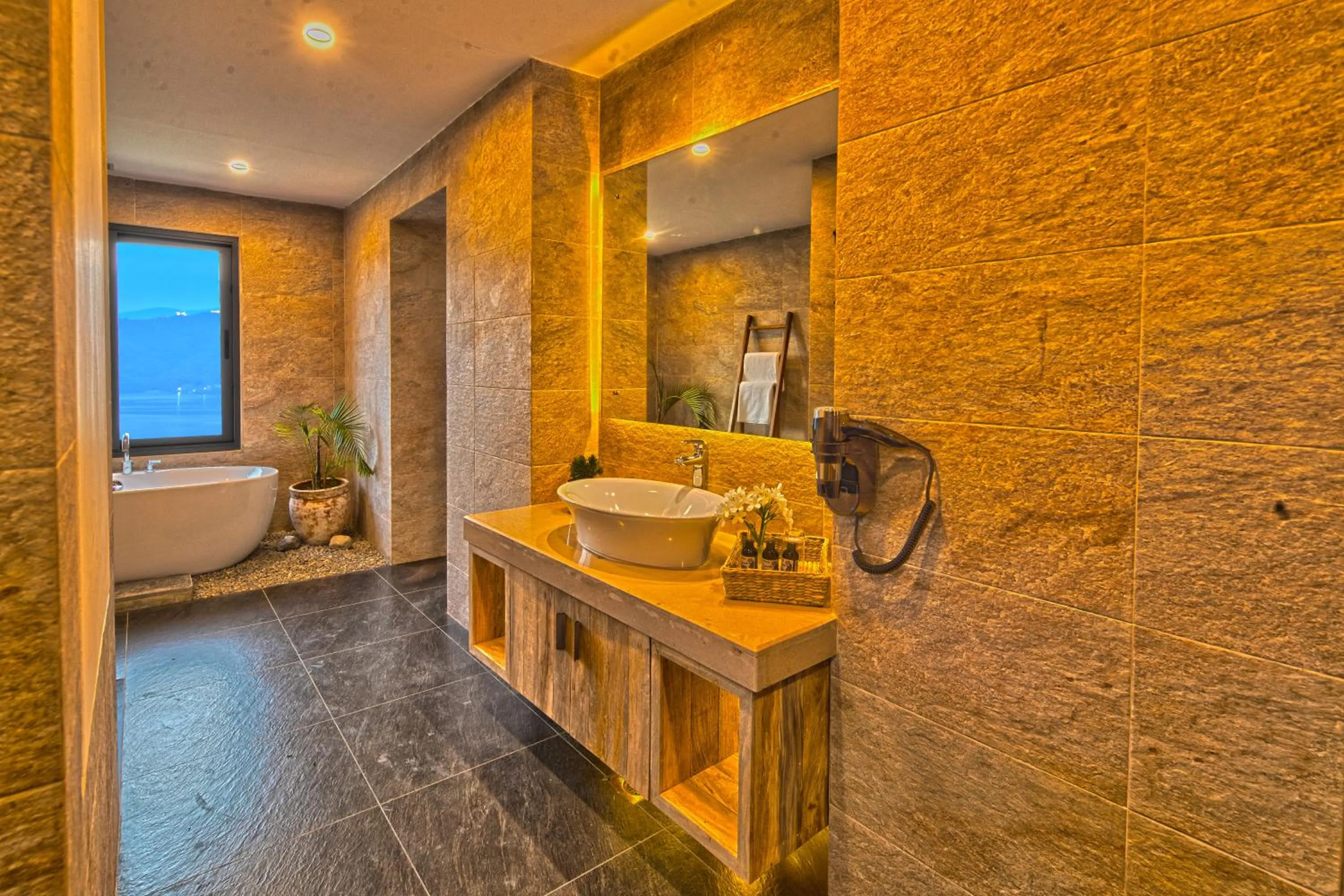 Bathroom in Dorje's Resort and Spa