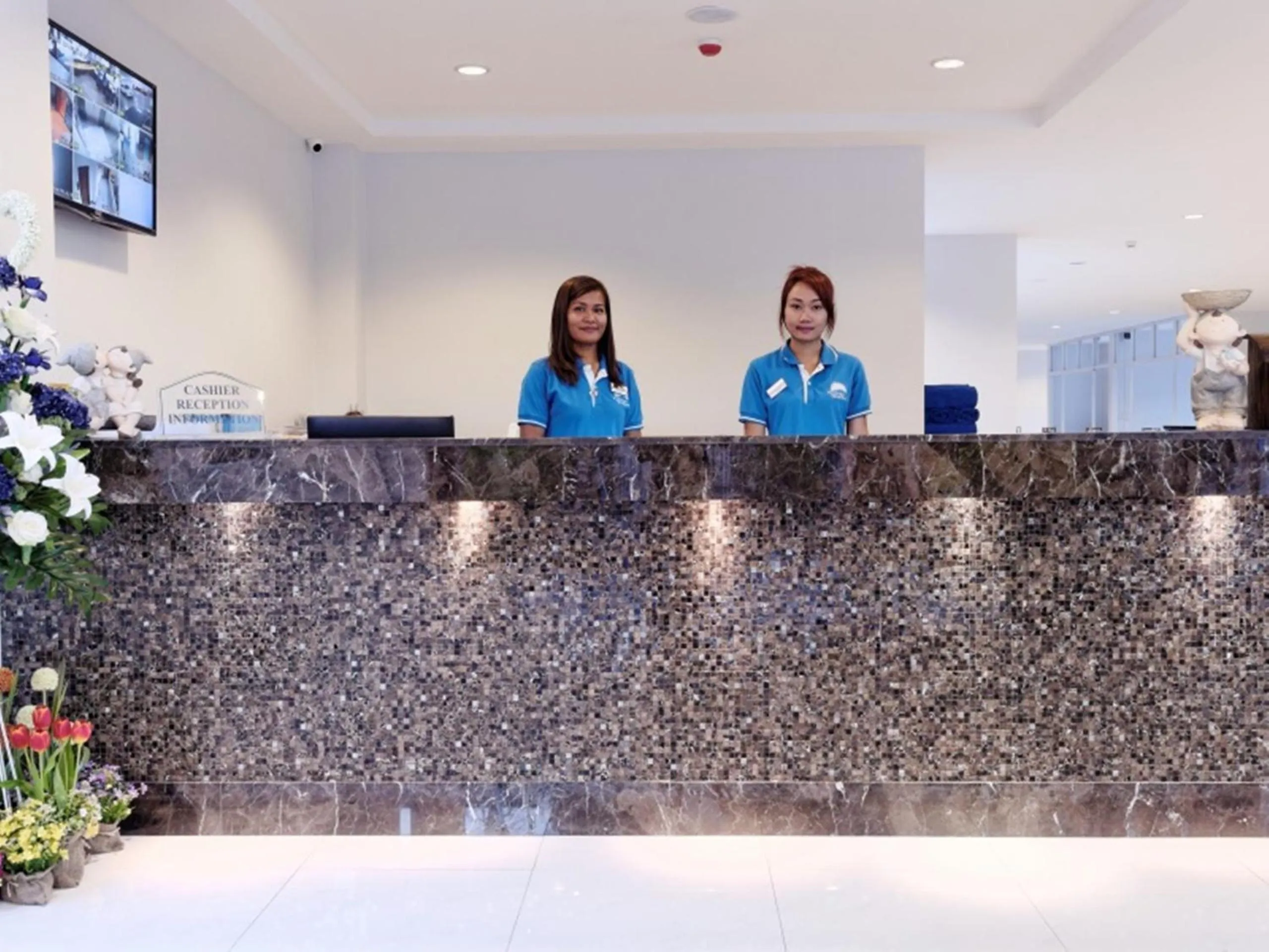 Lobby or reception in Pattaya Blue Sky