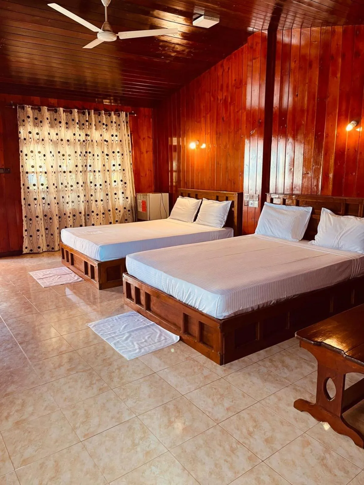 Bed in Anandas Beach Resort