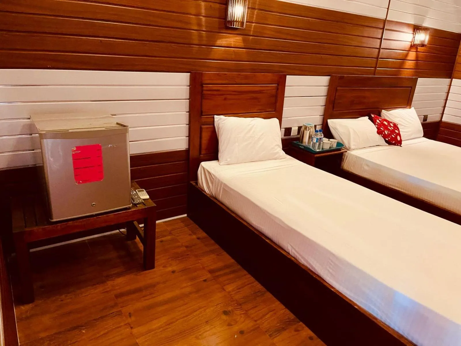 Bed in Anandas Beach Resort