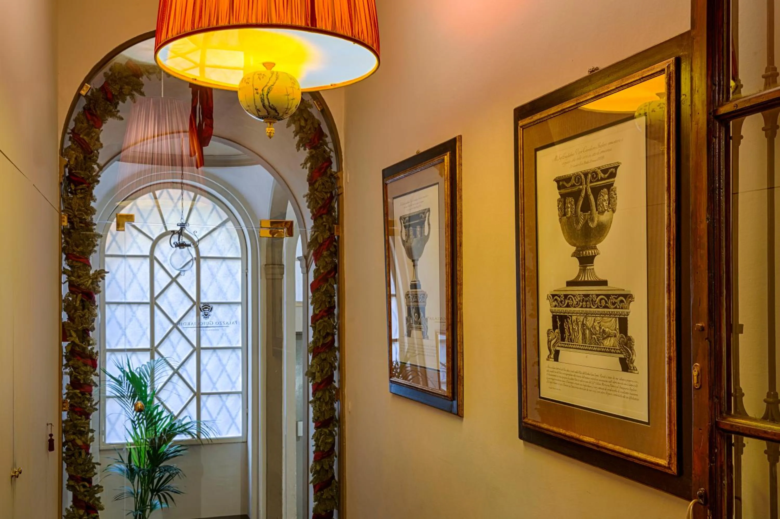 Decorative detail in Palazzo Guicciardini