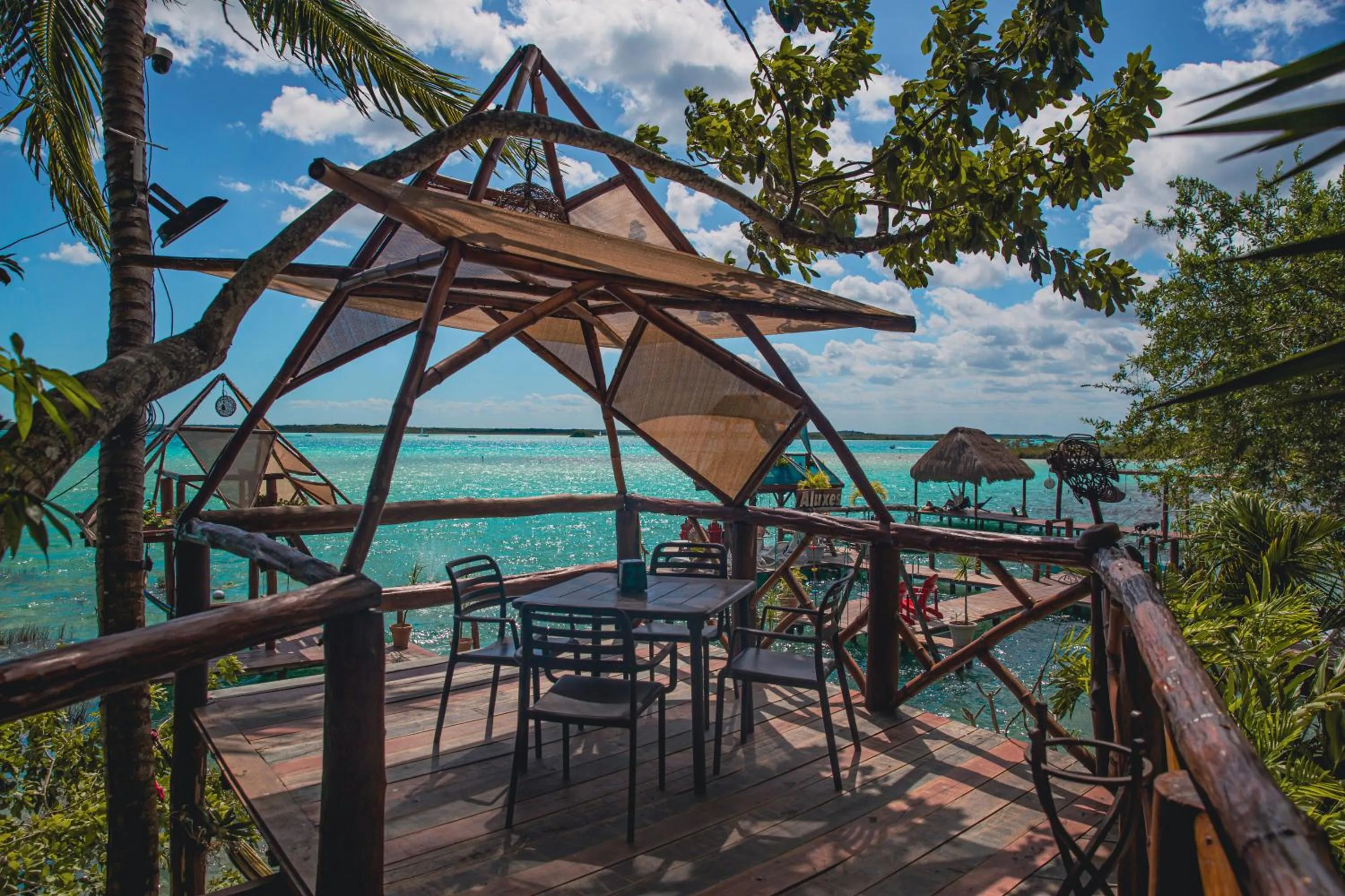 Patio in Aluxes Bacalar