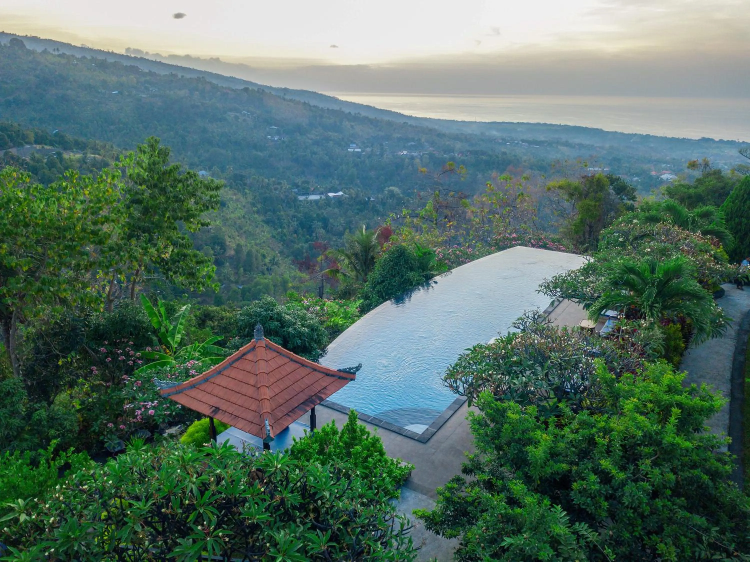 Pool view in Villa Selonding Batu
