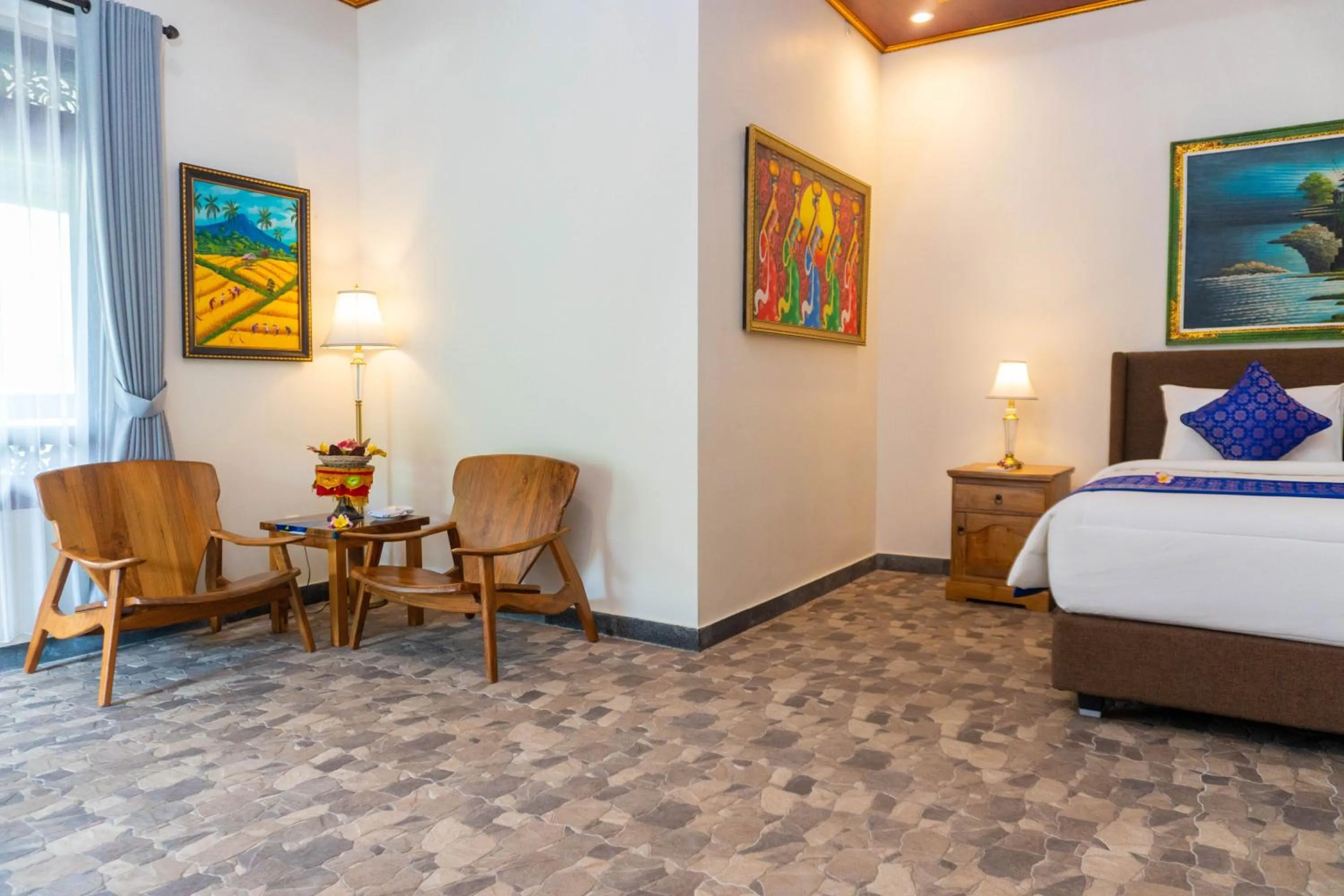 Coffee/tea facilities, Bed in Villa Selonding Batu