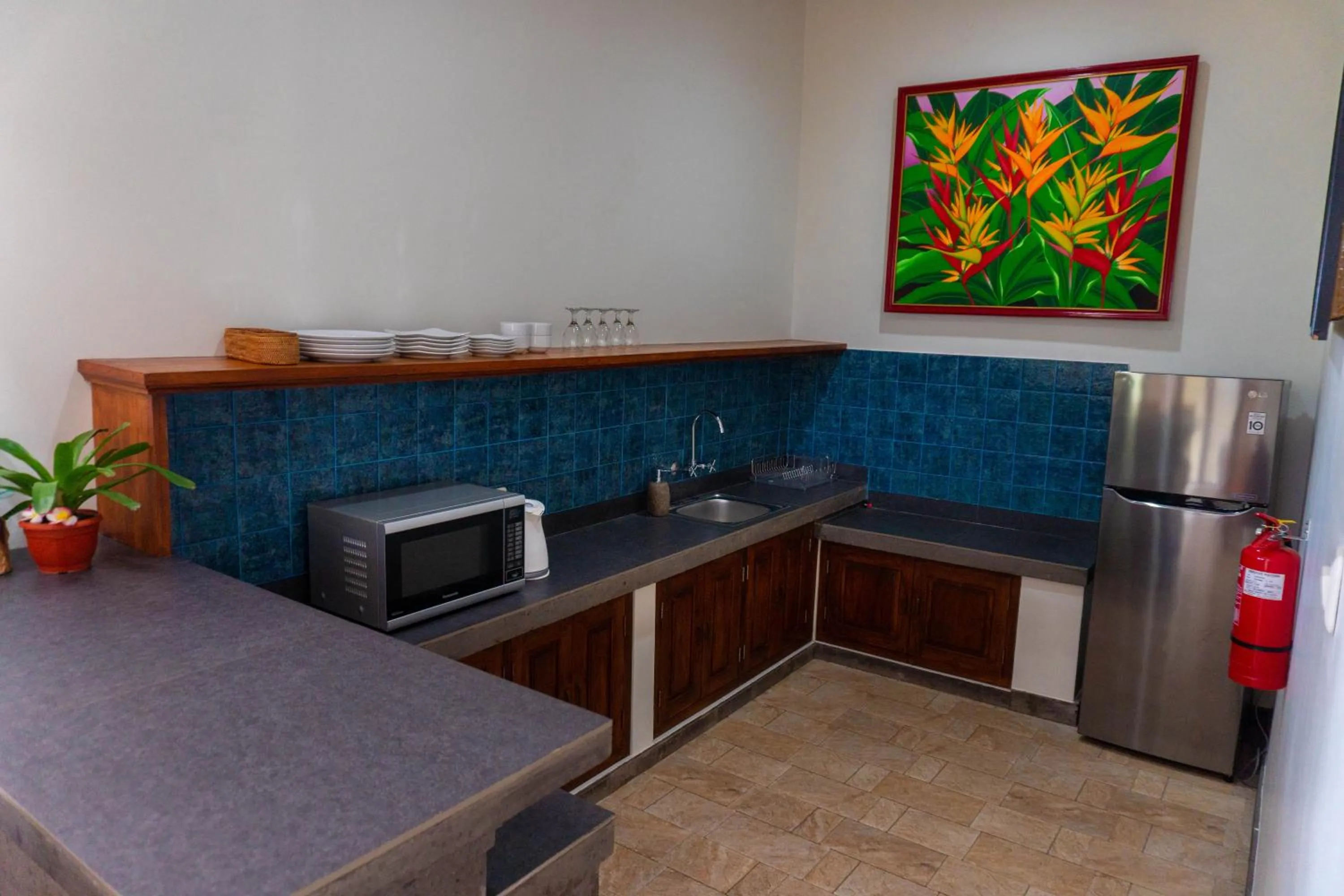 kitchen in Villa Selonding Batu