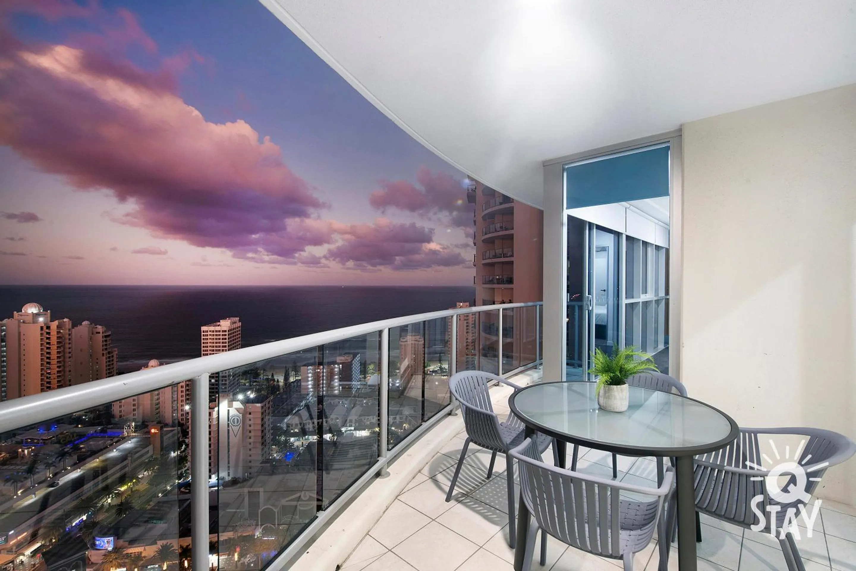 Balcony/Terrace in Chevron Renaissance by Vaun